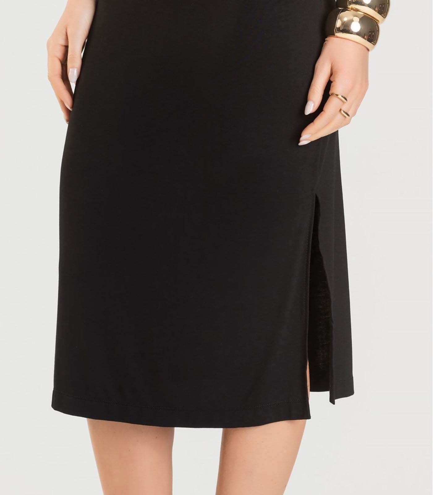 Vista 2 Saia Midi Feminina Dianna Dianna preto