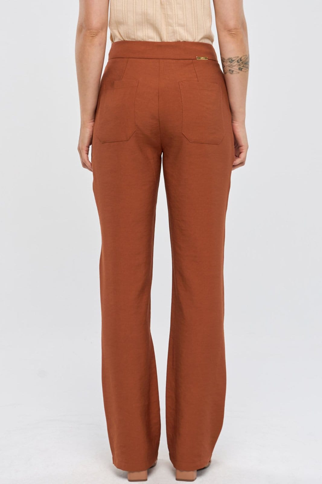 Calça PKS Alfaiataria Em Viscose