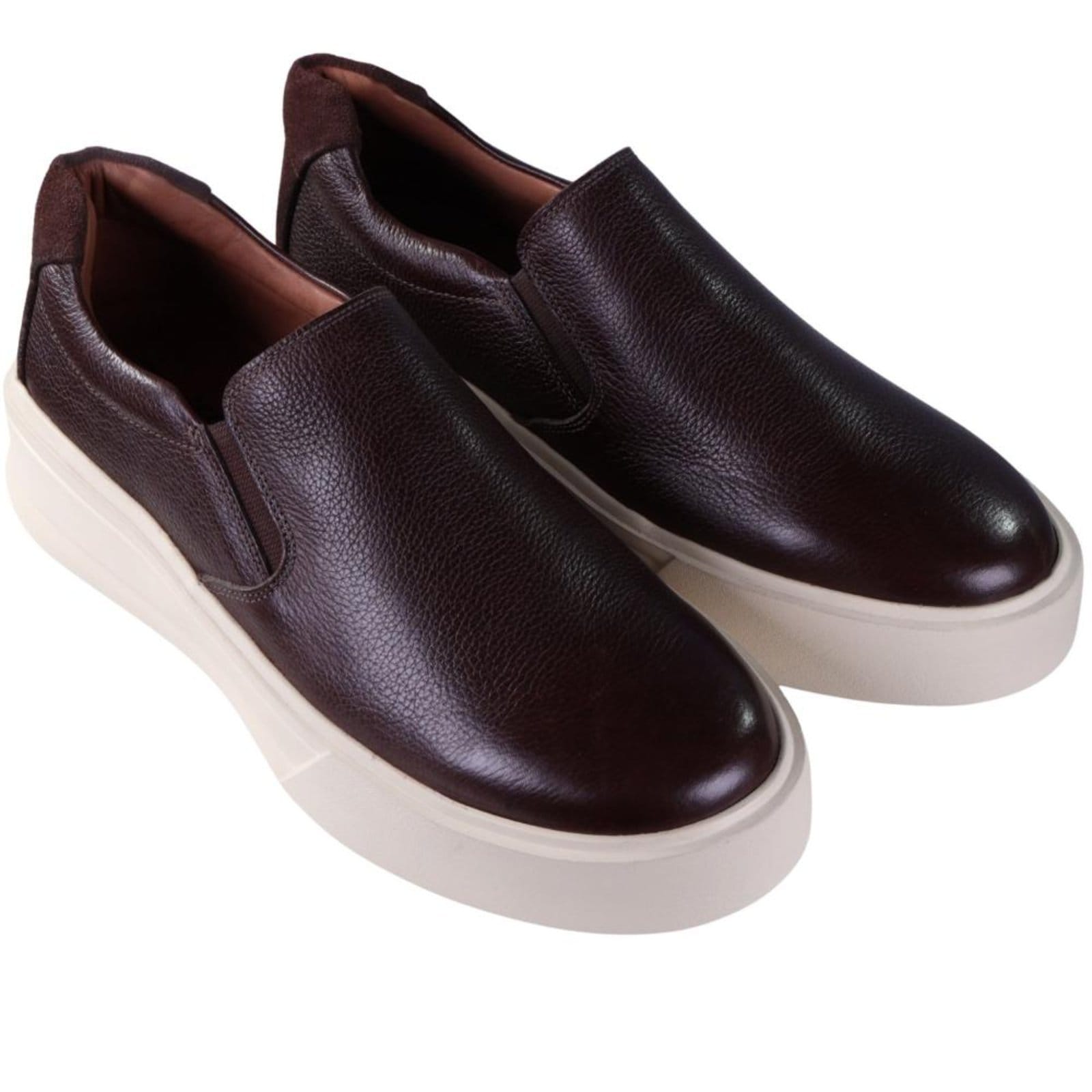 Vista 2 Tênis Masculino Zariff Slip On Bea005 Cafe Zariff incolor