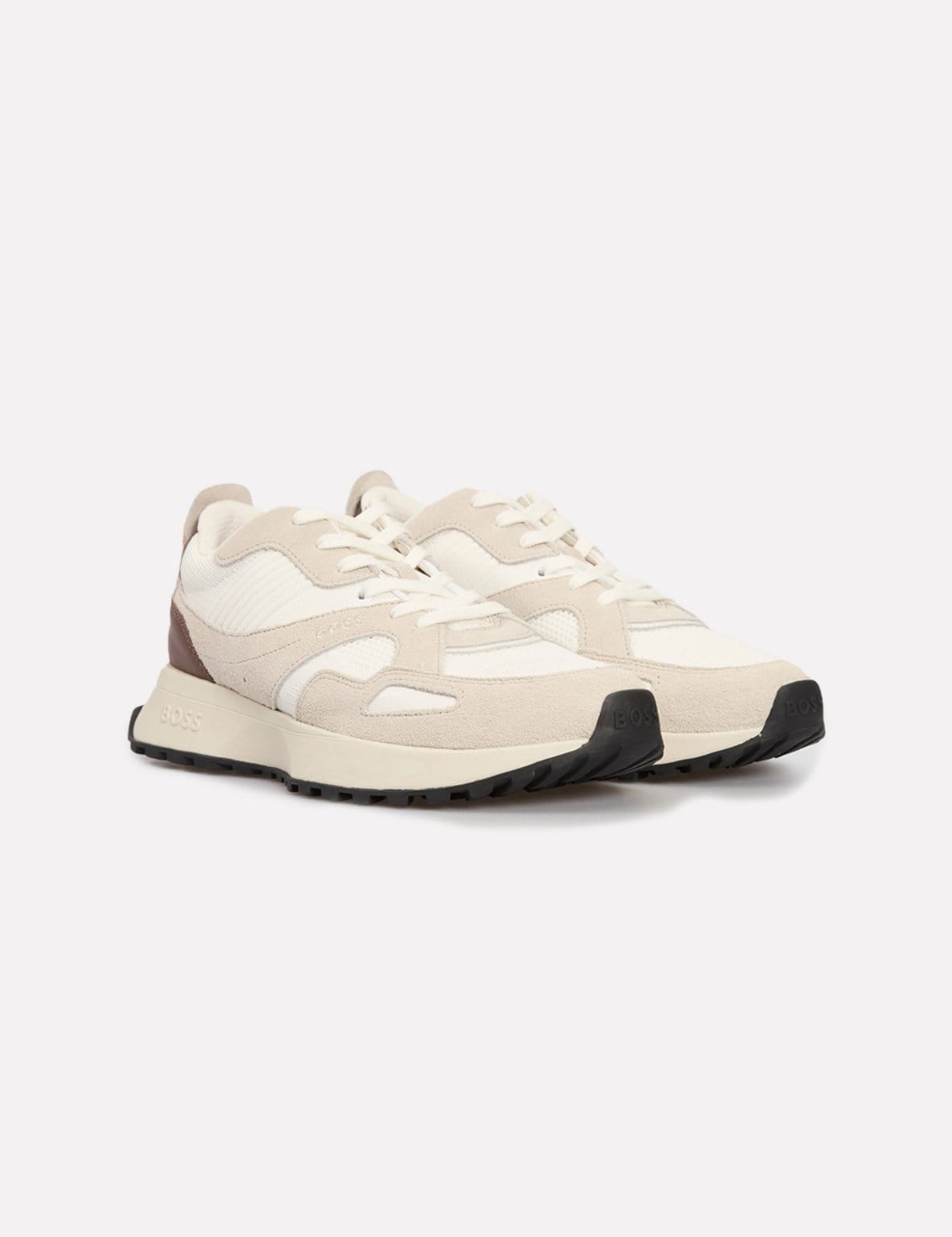 Vista 2 Tênis Hugo Boss Masculino Jonah Runn Knsdbu Hugo Boss branco