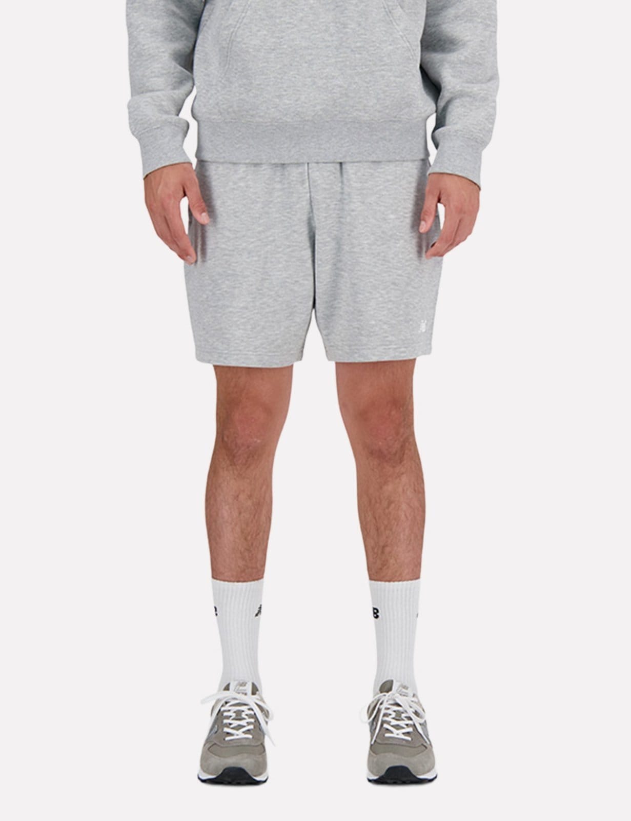 Bermuda New Balance Masculina Regular Essentials Mescla