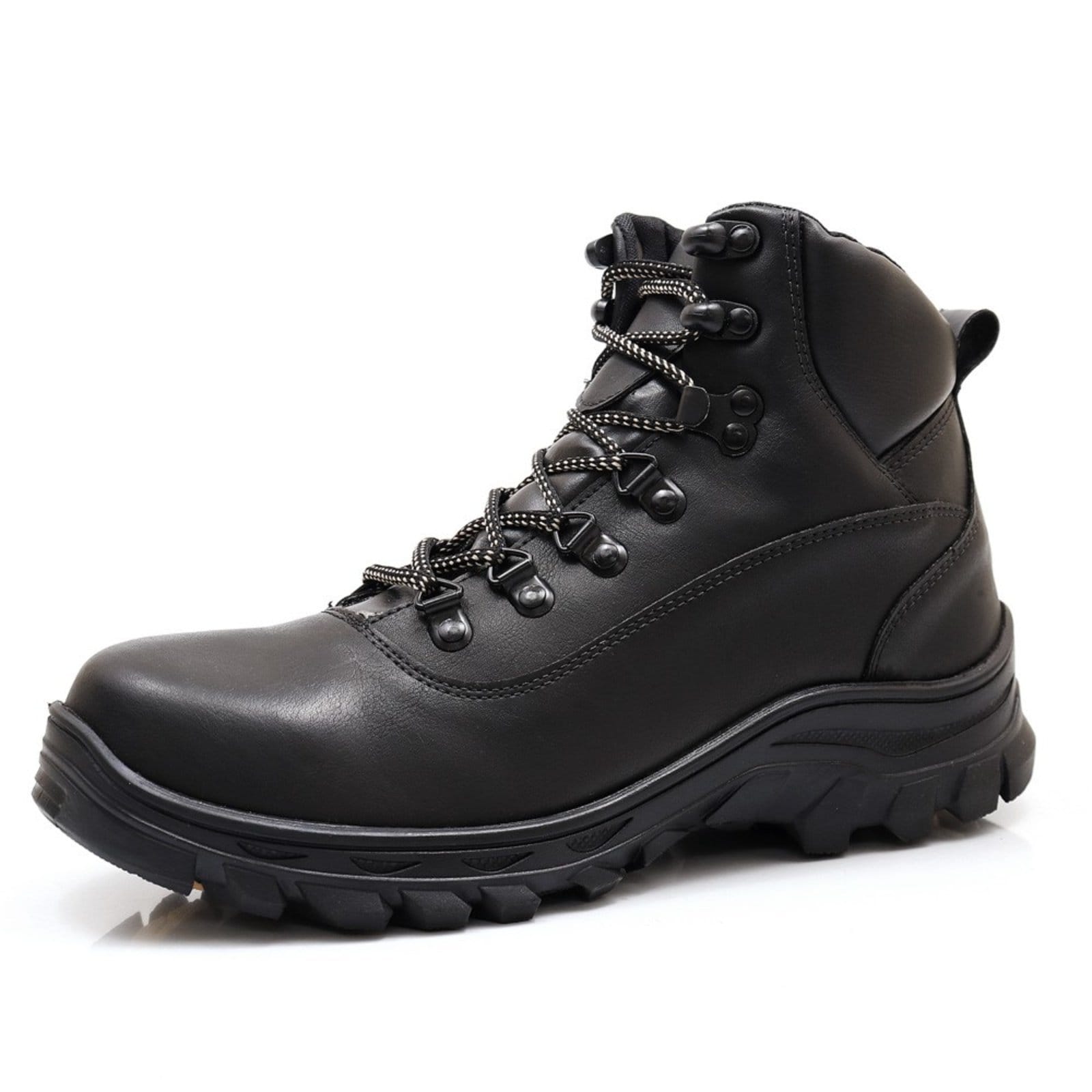 Vista 2 Bota Coturno Masculina Épico Adventure Cano Médio Conforto Com Carteira ÉPICO CALÇADOS preto