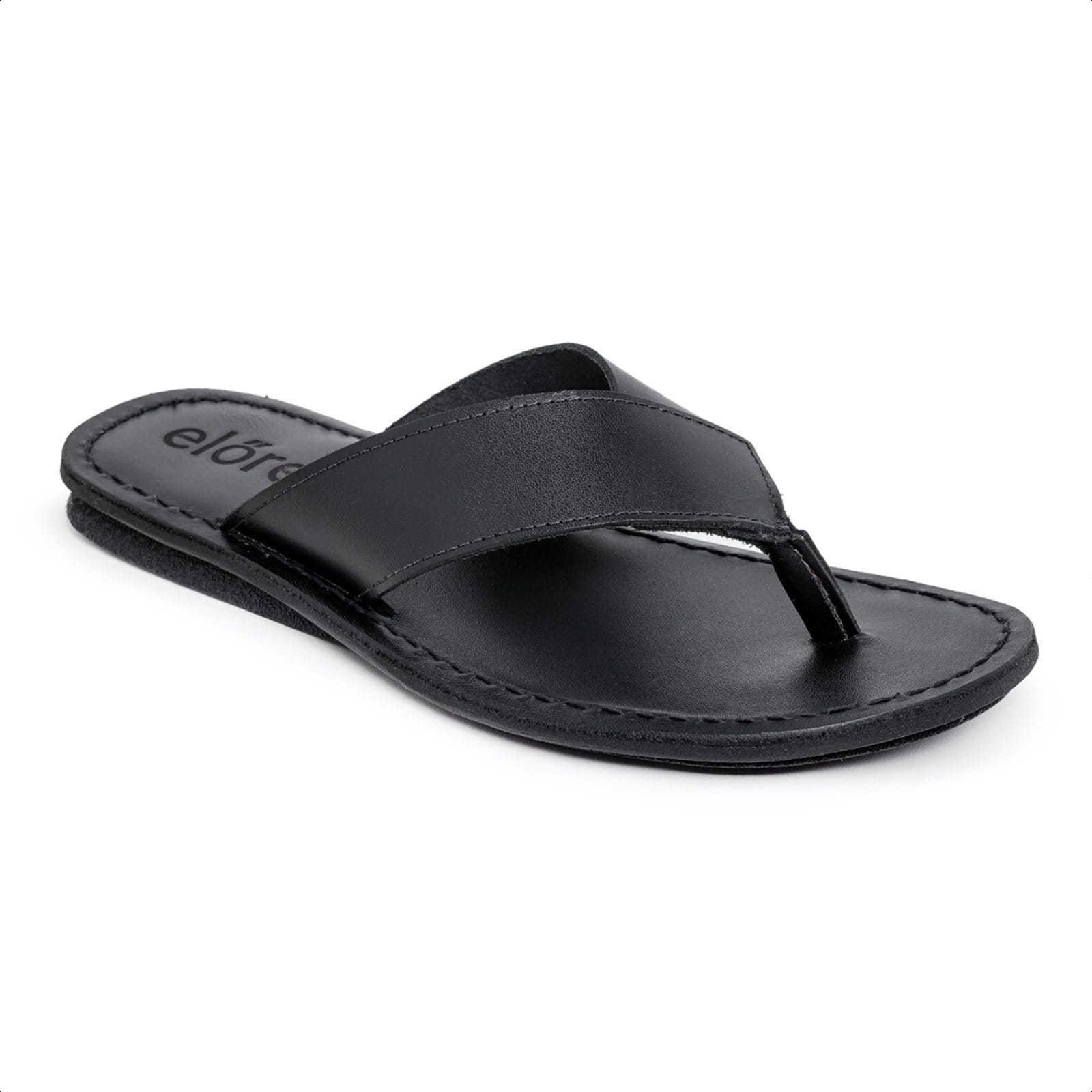 Sandália Chinelo Masculino Couro Macio Extrema Qualidade Franca Griffe Leve Confortável Ortopédico