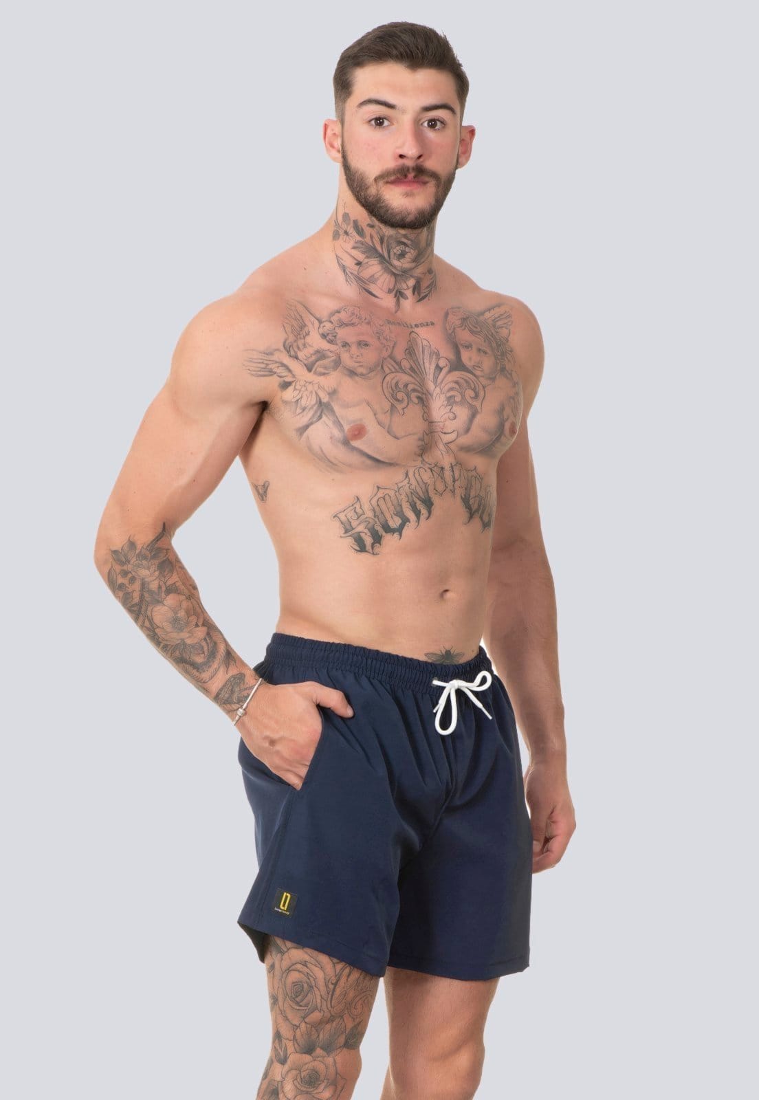 Vista 2 Kit 3 Short Masculino Bermuda Praia Mauricinho Jr Rf370 Colorido Lucas Lunny multicolorido