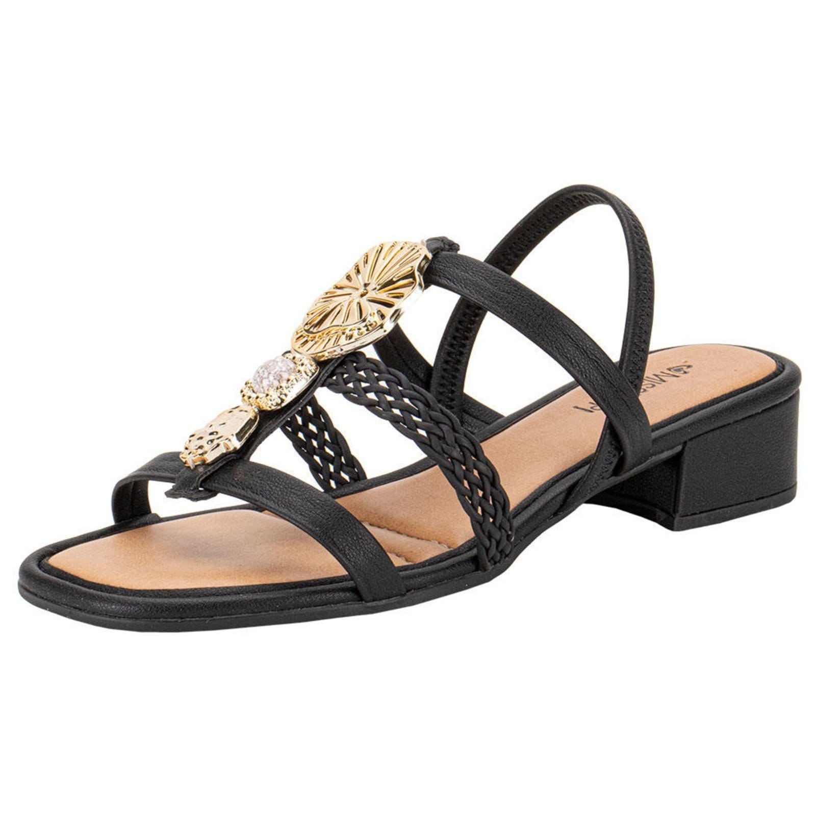 Sandália Feminina Salto Grosso Mississipi Mc782 0640782