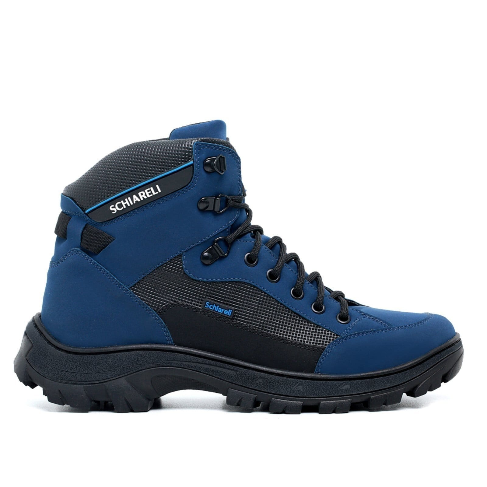 Coturno Tratorado Masculino Bota Cano Curto Adventure Trilha Reforçada 2190 Royal