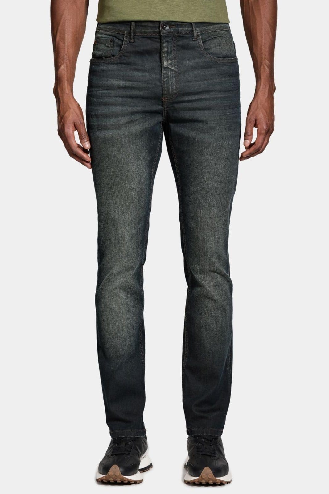 Vista 2 calça Aramis Jeans Slim Dirty Khaki (Pa) Caqui Aramis bege khaki