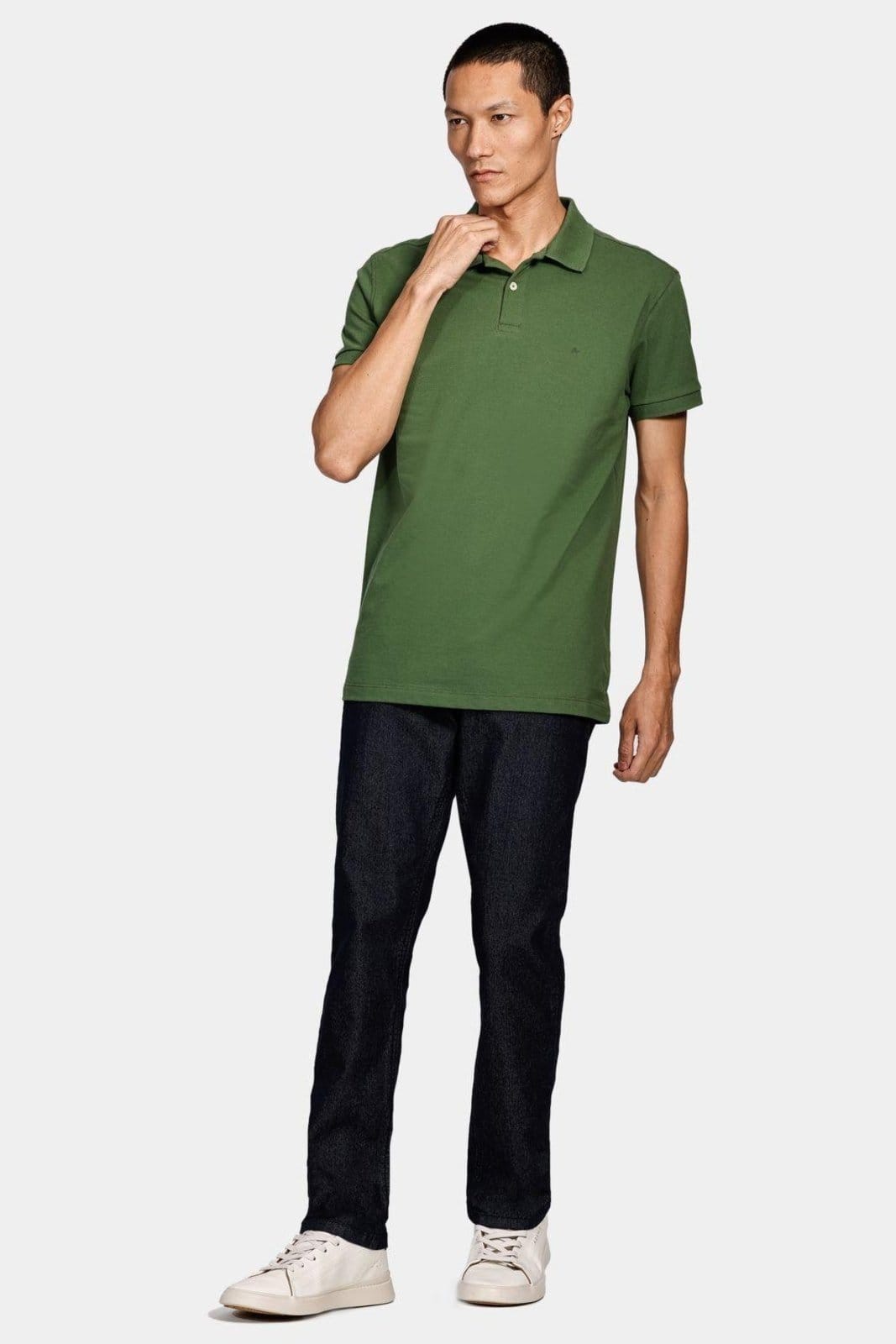 Vista 2 Polo Aramis Aramis Básica Piquet Verde Musgo Aramis incolor verde