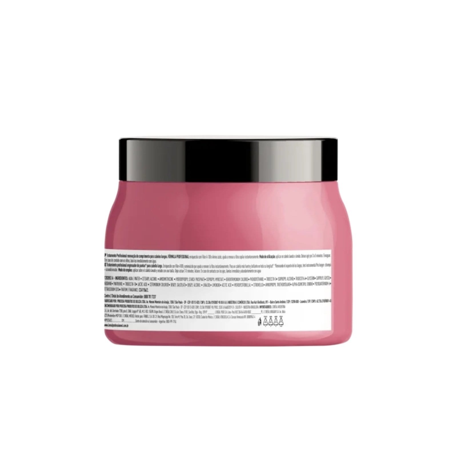 Vista 2 L'Oréal Professionnel Serie Expert Pro Longer - Máscara Capilar Loreal rosa