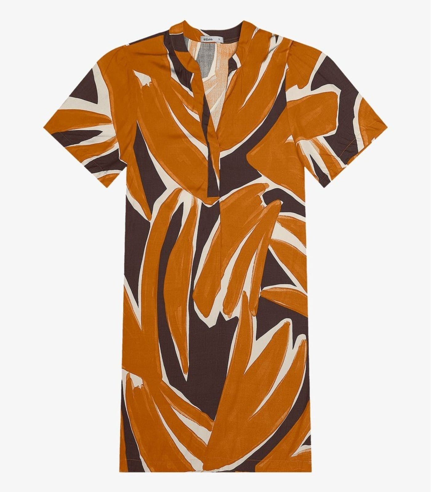 Vista 2 Vestido Curto Estampado Endless Endless marrom