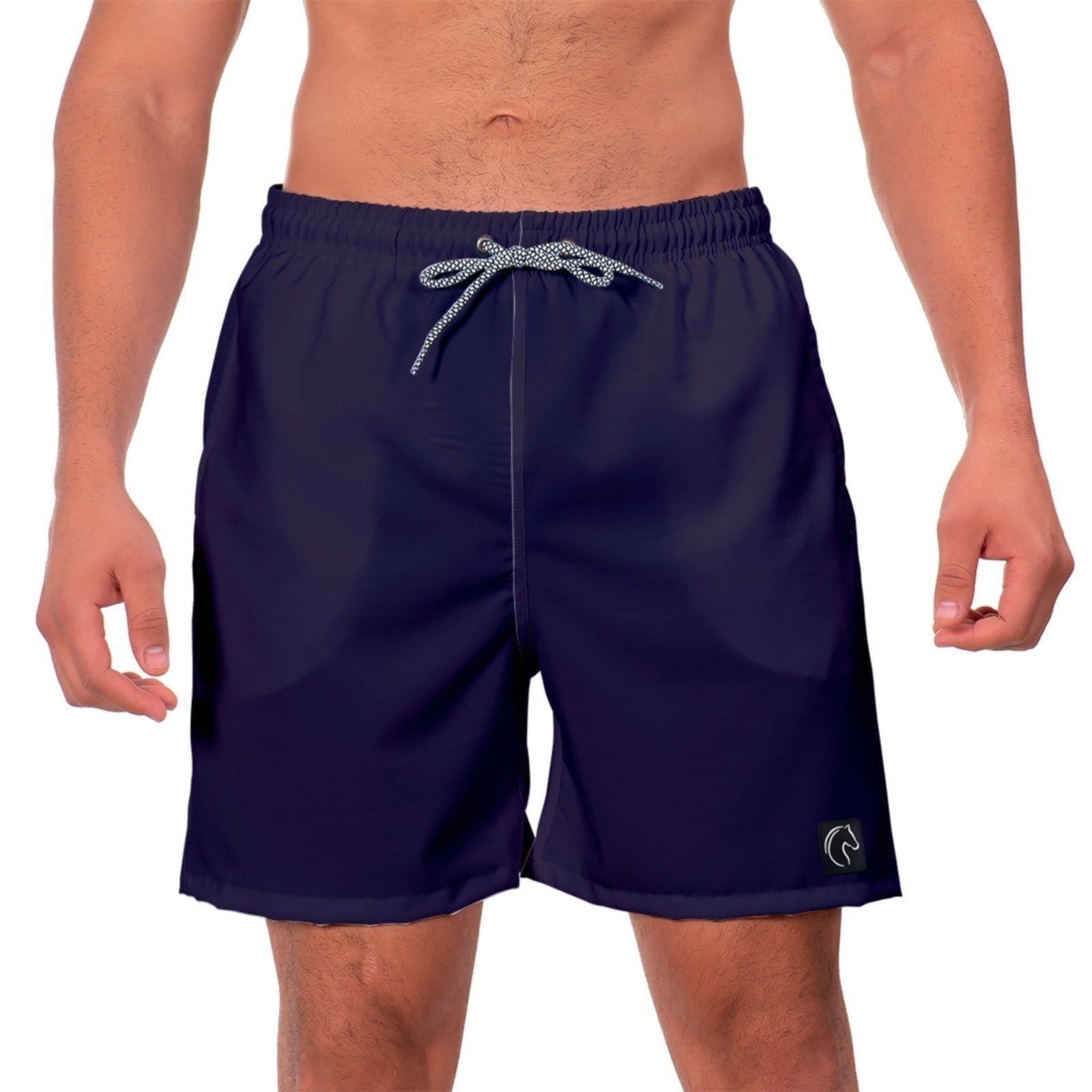Vista 2 Short Masculino W2 Liso Básico Leve Bermuda Masculina com Elástico e Cordão Ajustável na Cintura Bolsos Laterais Secagem Rápida Marinho W2 STORE azul/azul marinho azul