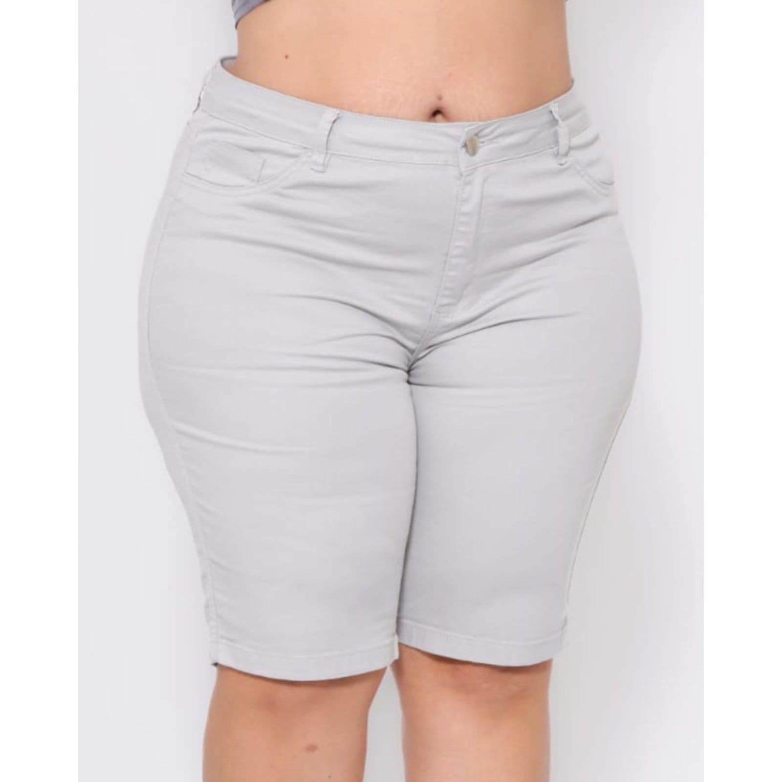 Bermuda Feminina Jeans Loka Plus Size Joana