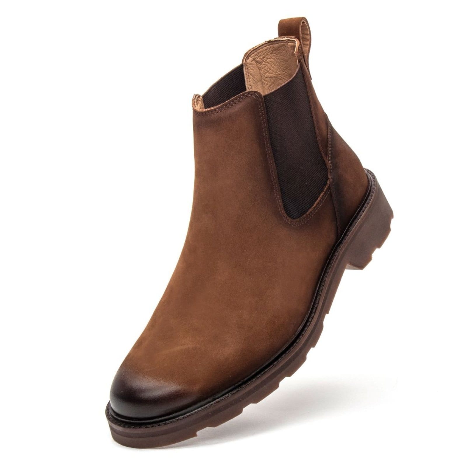 Bota Jacometti Chelsea de Couro Tan