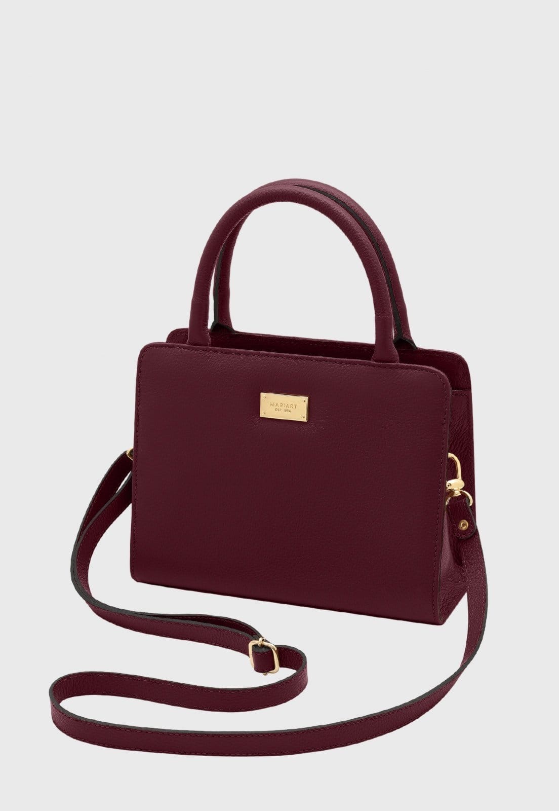 Bolsa Transversal Couro Mariart Maia Rubi