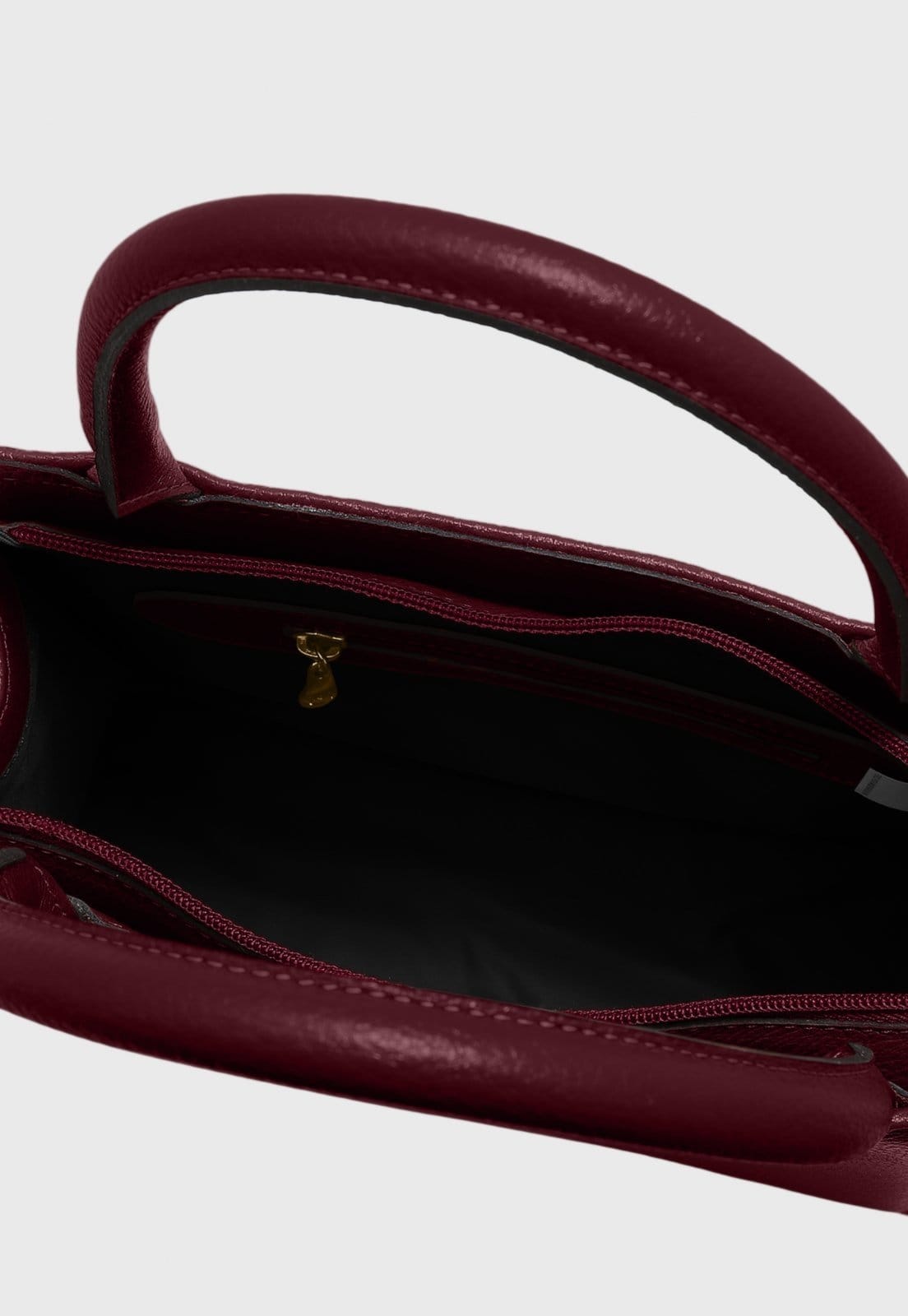 Vista 2 Bolsa Transversal Couro Mariart Maia Rubi Mariart bordô