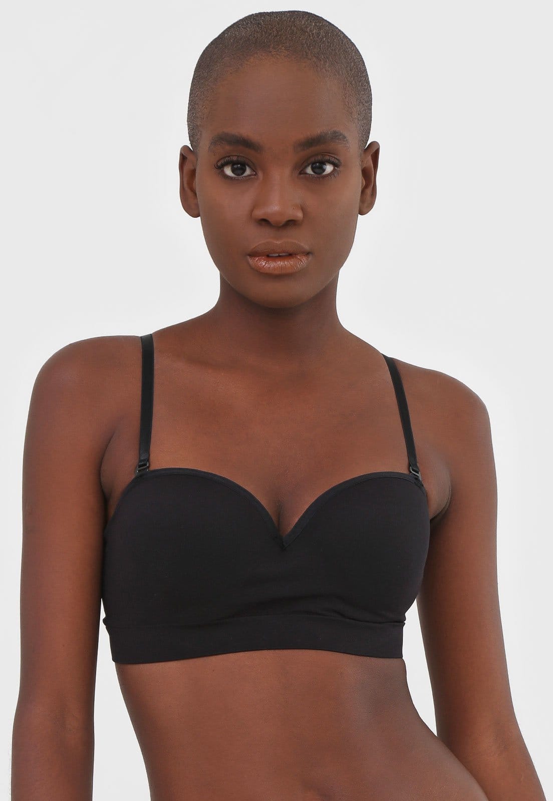 Vista principal Sutiã Trifil Tomara Que Caia Sem Costura TRIFIL preto