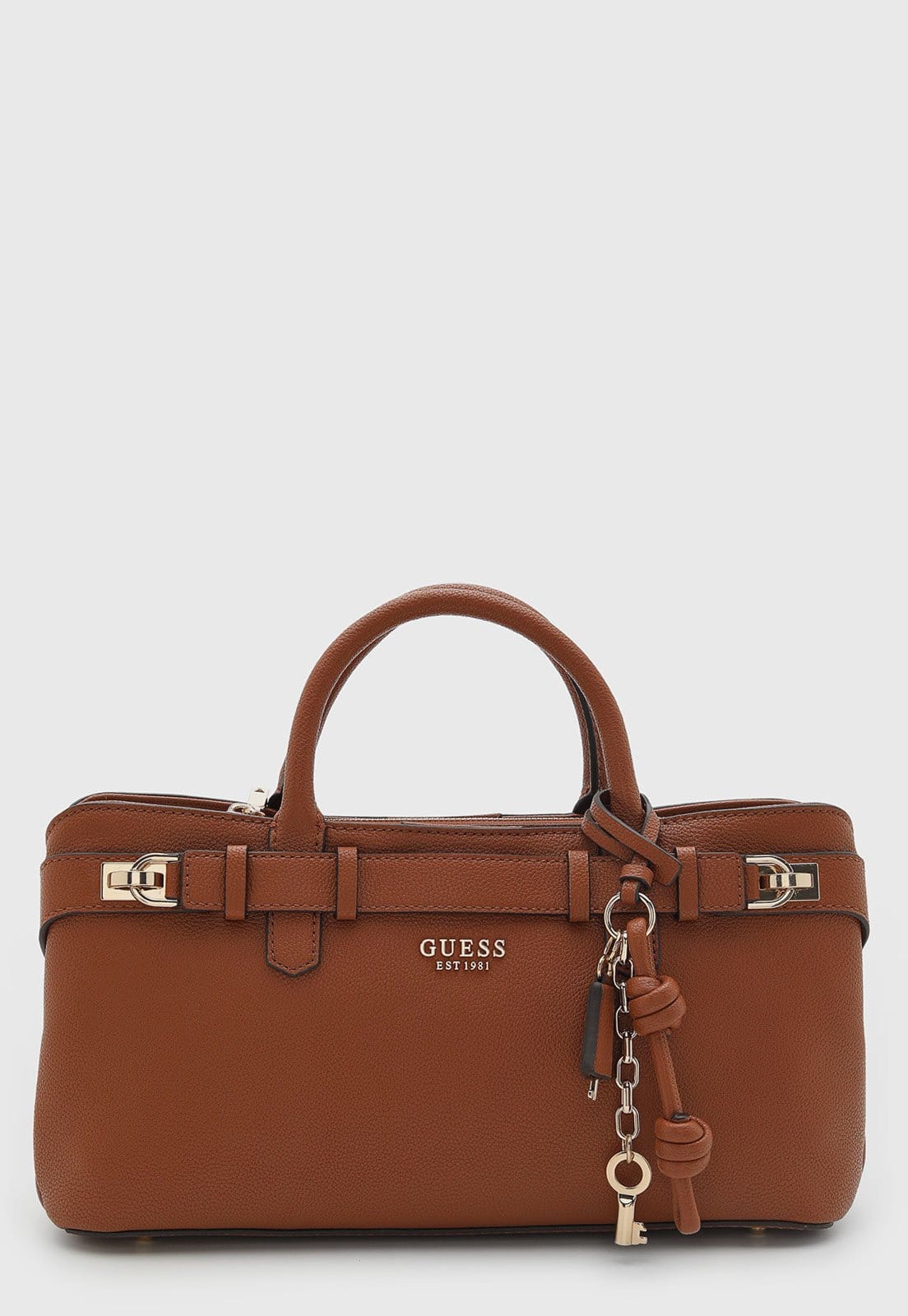 Bolsa Feminina Guess Grande Chaveiro Dourado