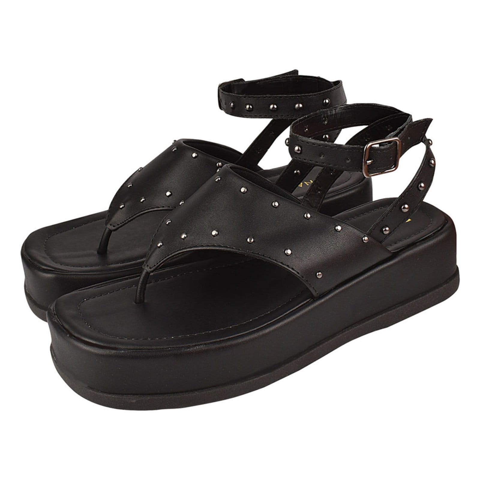 Sandália Chinelo Plataforma Feminina CM Calçados Santorine Confort Hotfix