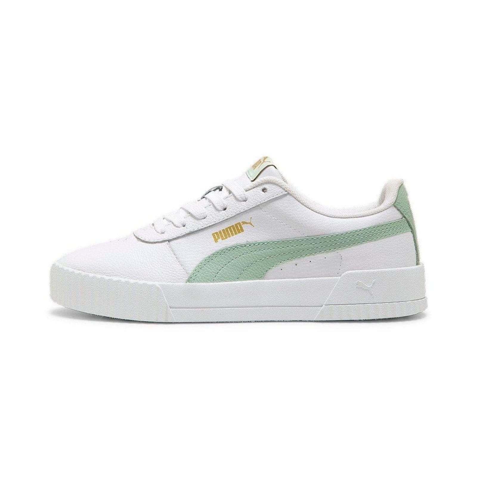 Tênis Puma Carina L BDP White/White/Fresh Mint