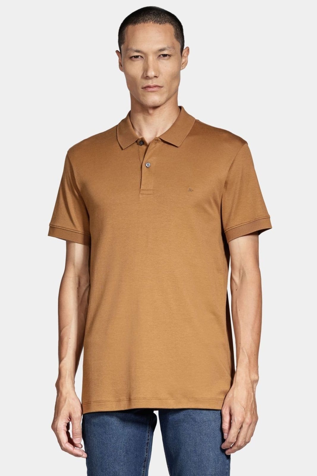 Polo Aramis Interlock Pima Caramelo
