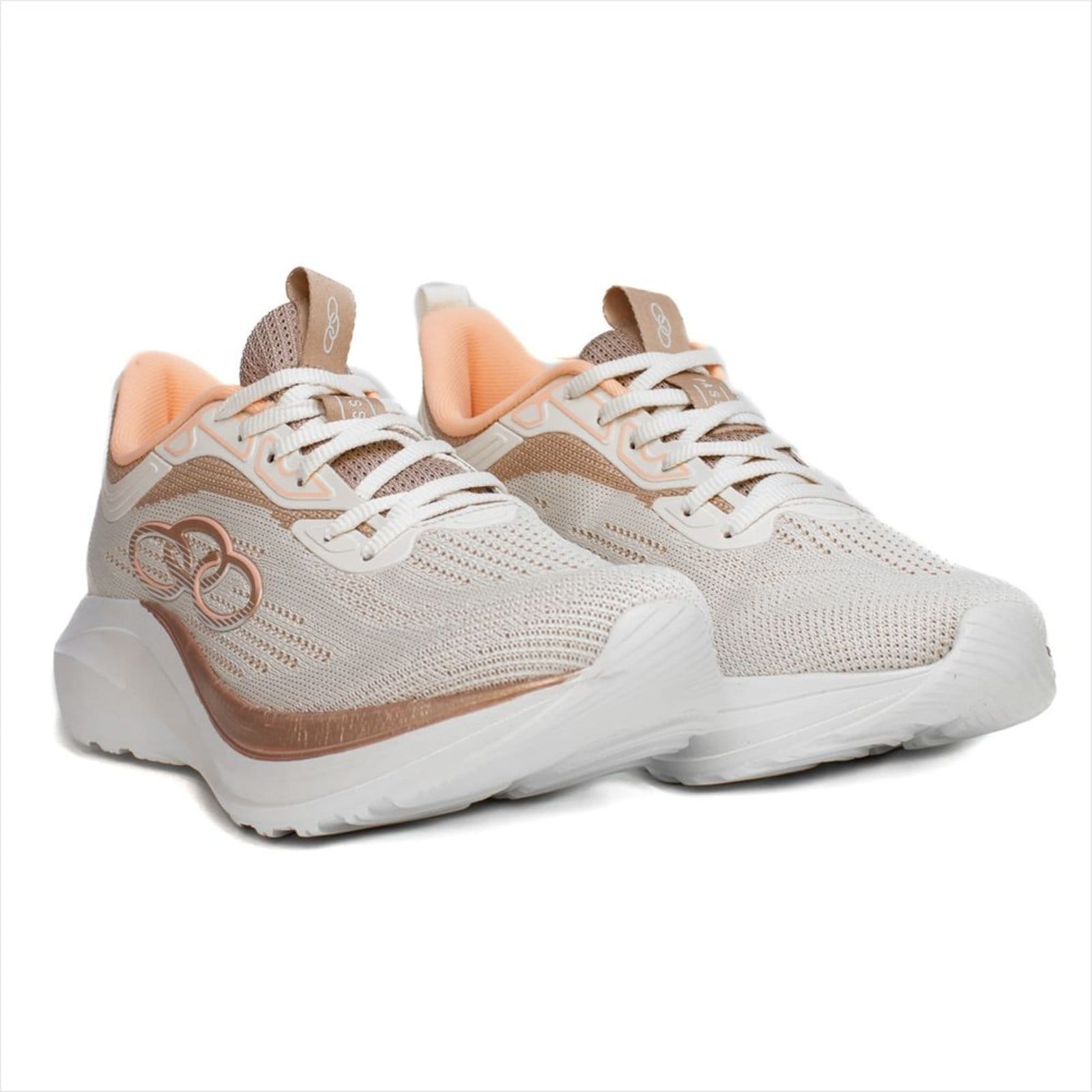 Vista 2 Tênis Olympikus Passo Feminino - Algodão OLYMPIKUS bege