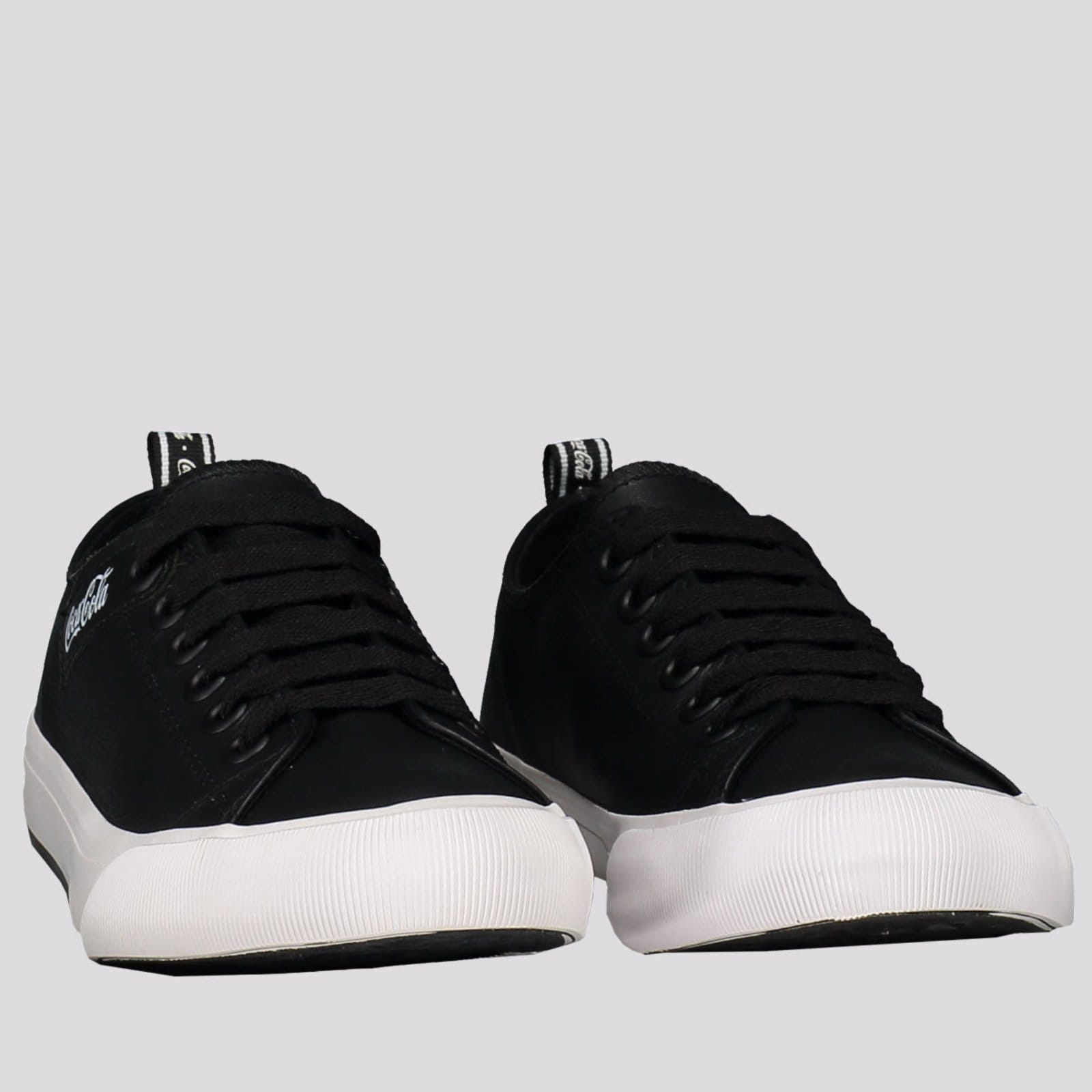 Vista 2 Tênis Coca Cola Atlanta Coke Feminino Coca-Cola preto