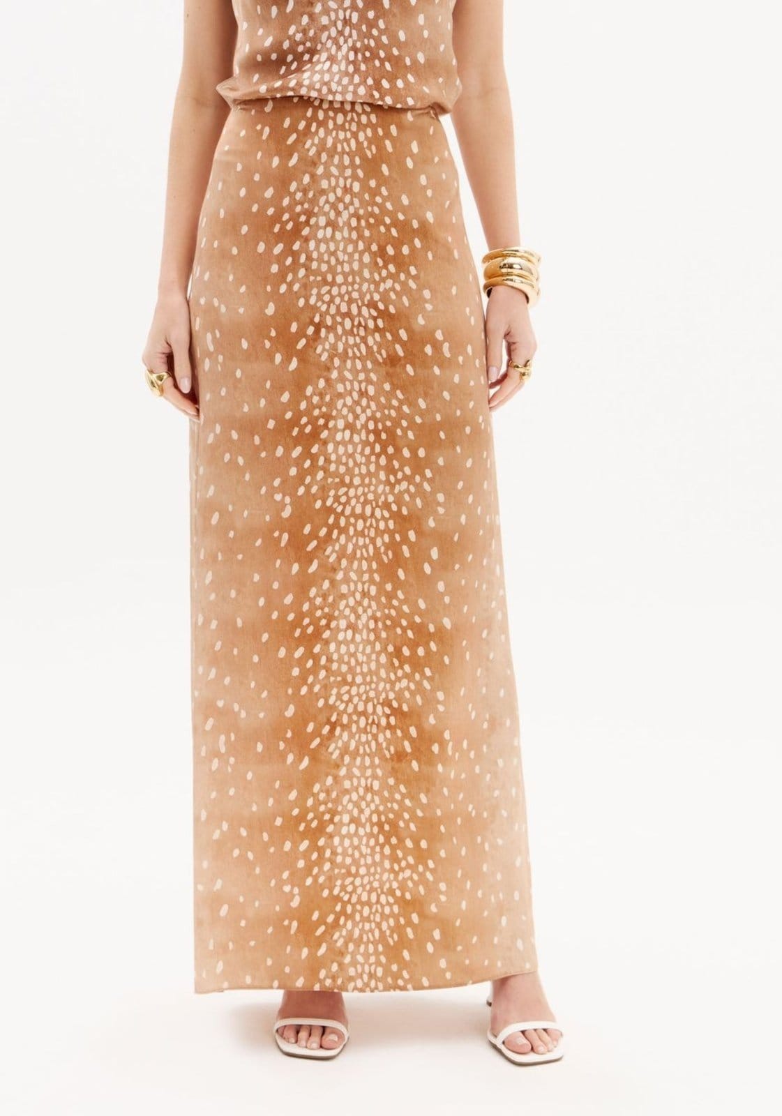 Saia Super Midi Reta Cintura Alta - 2