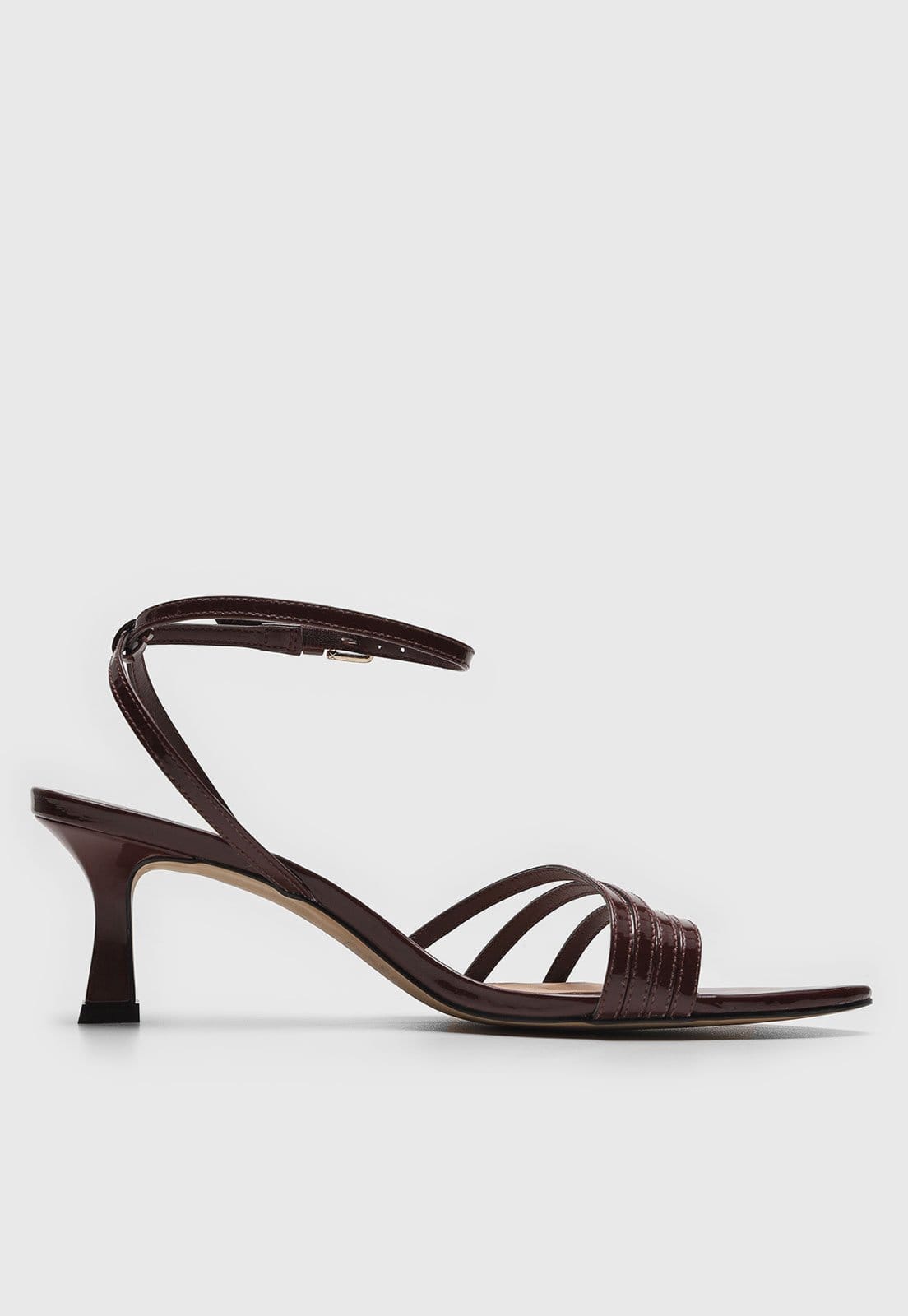Vista 2 Sandália Capodarte Verniz Bordô Capodarte vinho