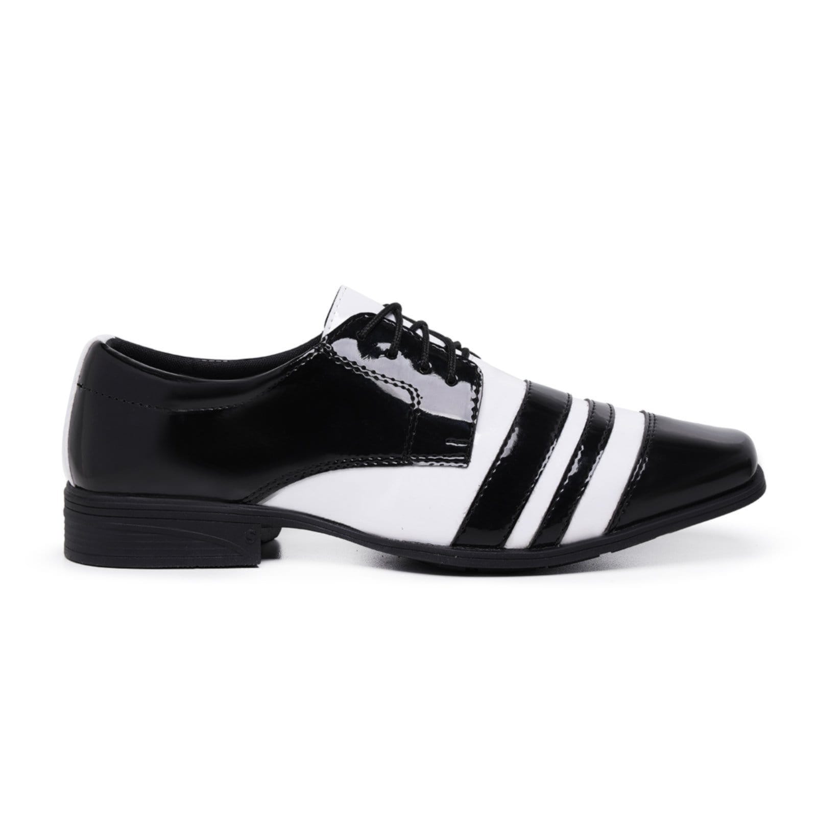 Sapato Social Masculino Verniz Sem Cadarços Festa Casamento Noivado Schiareli 840 Com Branco