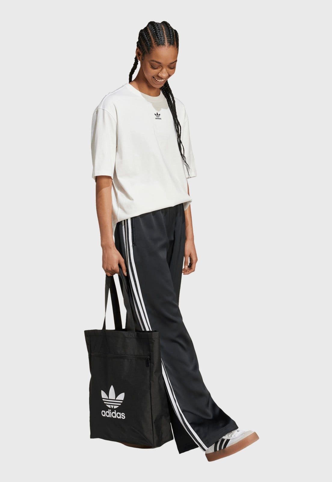 Vista 2 Camiseta Adidas Originals Essentials Boyfriend Off-White adidas Originals off-white white