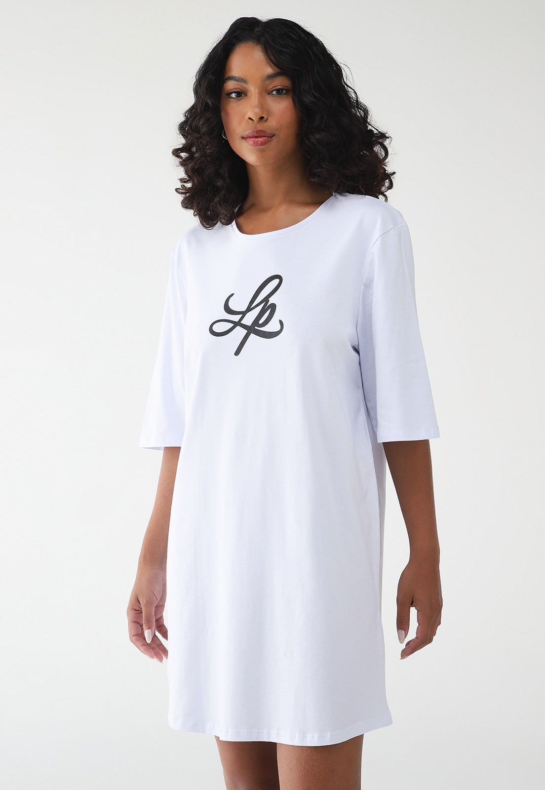 Vestido Lança Perfume Oversized Branca