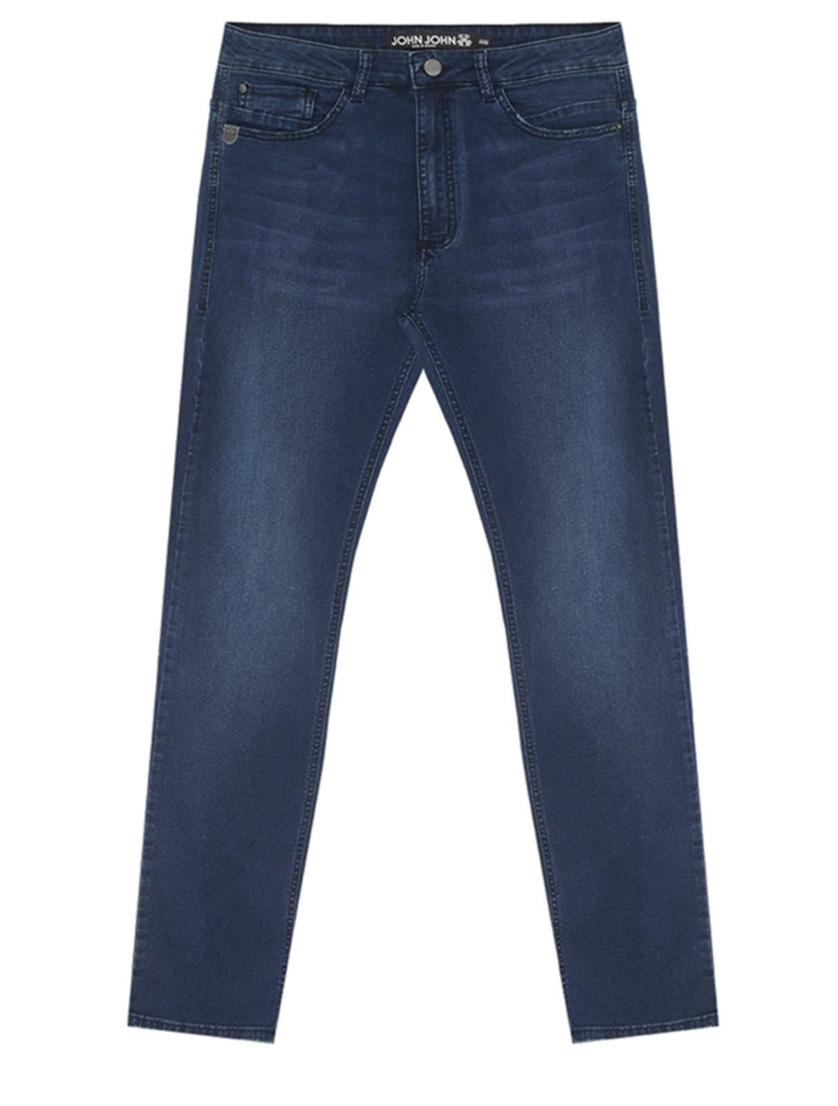 Vista 2 Calça John John Masculina Slim Cerceno Medio John John azul/jeans