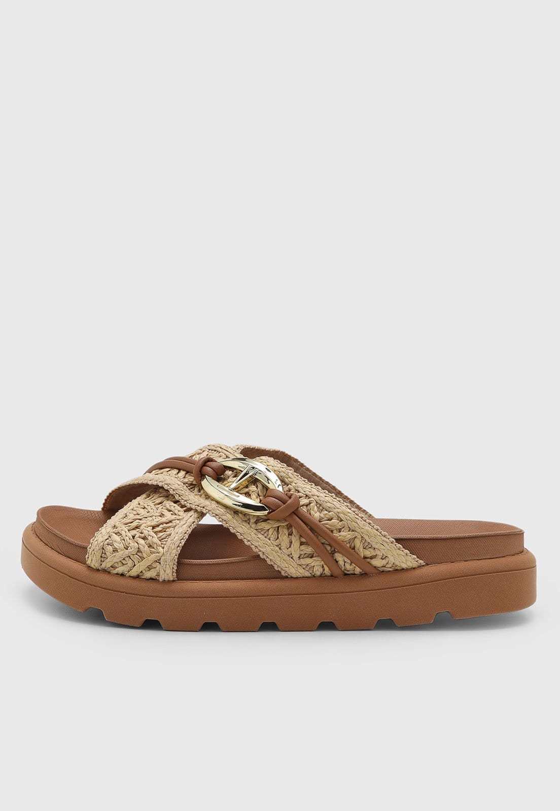 Rasteira Feminina Vizzano Tiras Tramadas