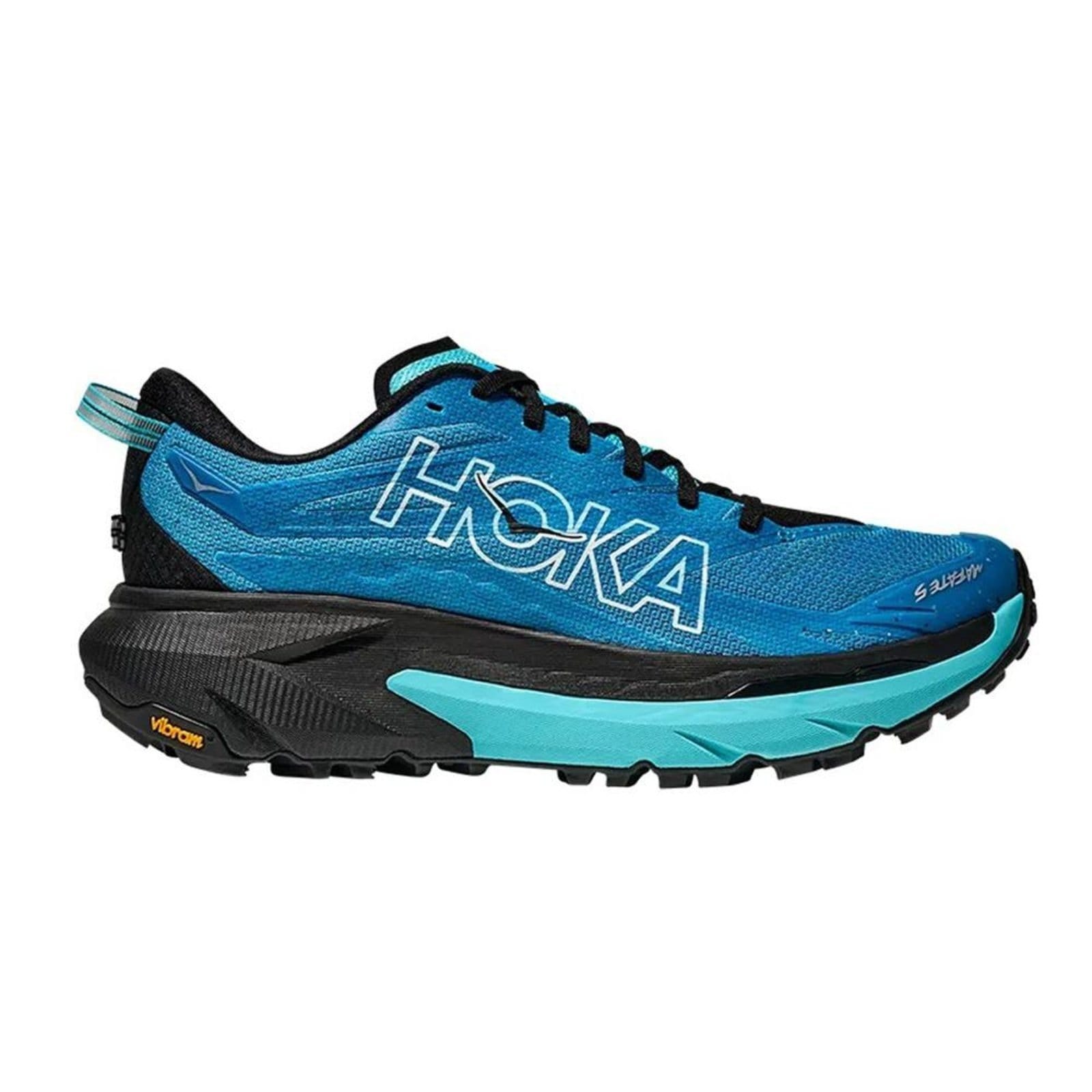 Vista principal Tênis Hoka Mafate 5 Masculino Skyward Blue/Black HOKA azul blue