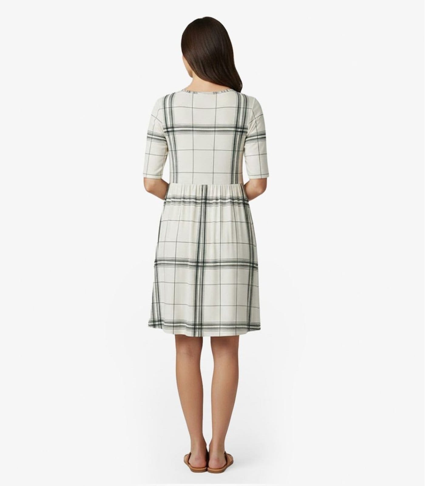 Vista 2 Vestido Feminino em Molecotton Infinita Cor INFINITA COR verde