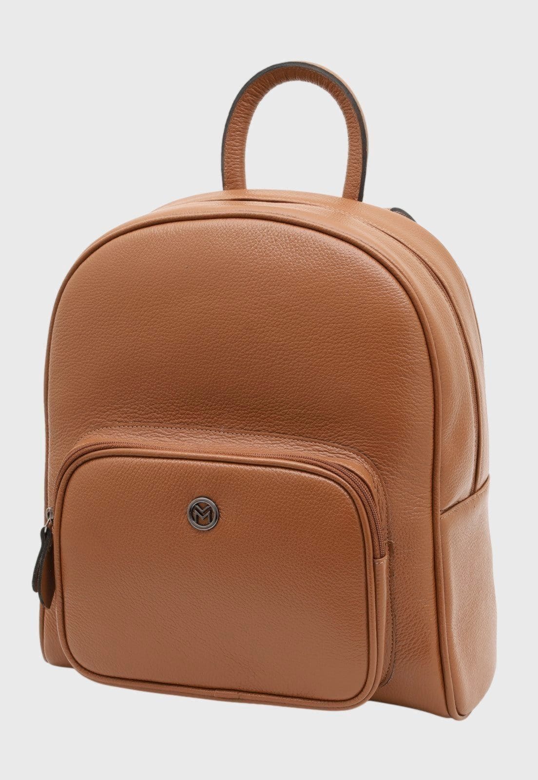 Mochila Couro Mariart 6601MRT Camel