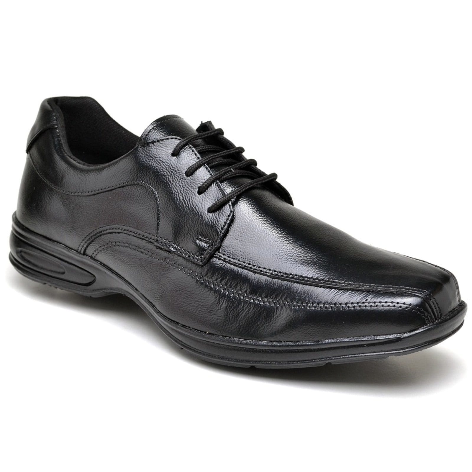 Vista 2 Sapato Social Confort Masculino em Couro + Cinto Yes Basic preto