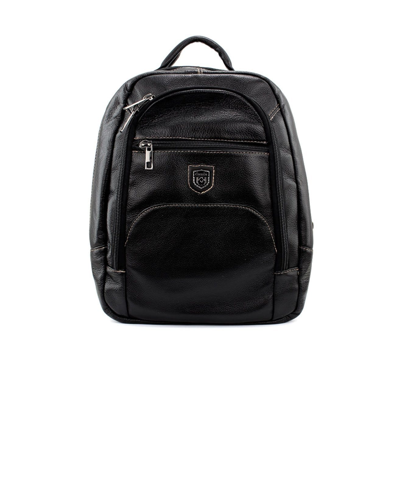 Mochila Masculina Couribi Porta Notebook Couro Preto