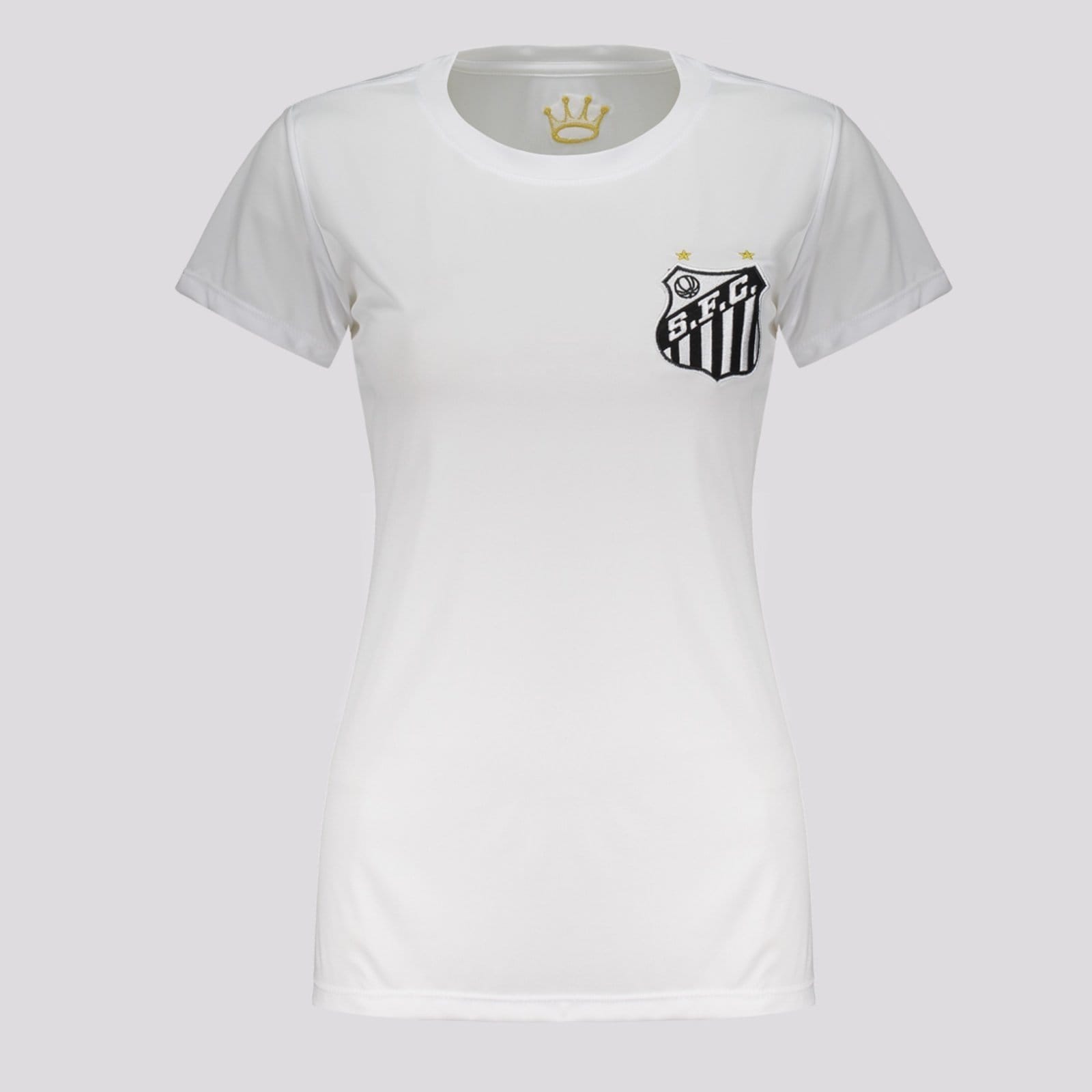 Camisa Santos Logo Feminina Branca