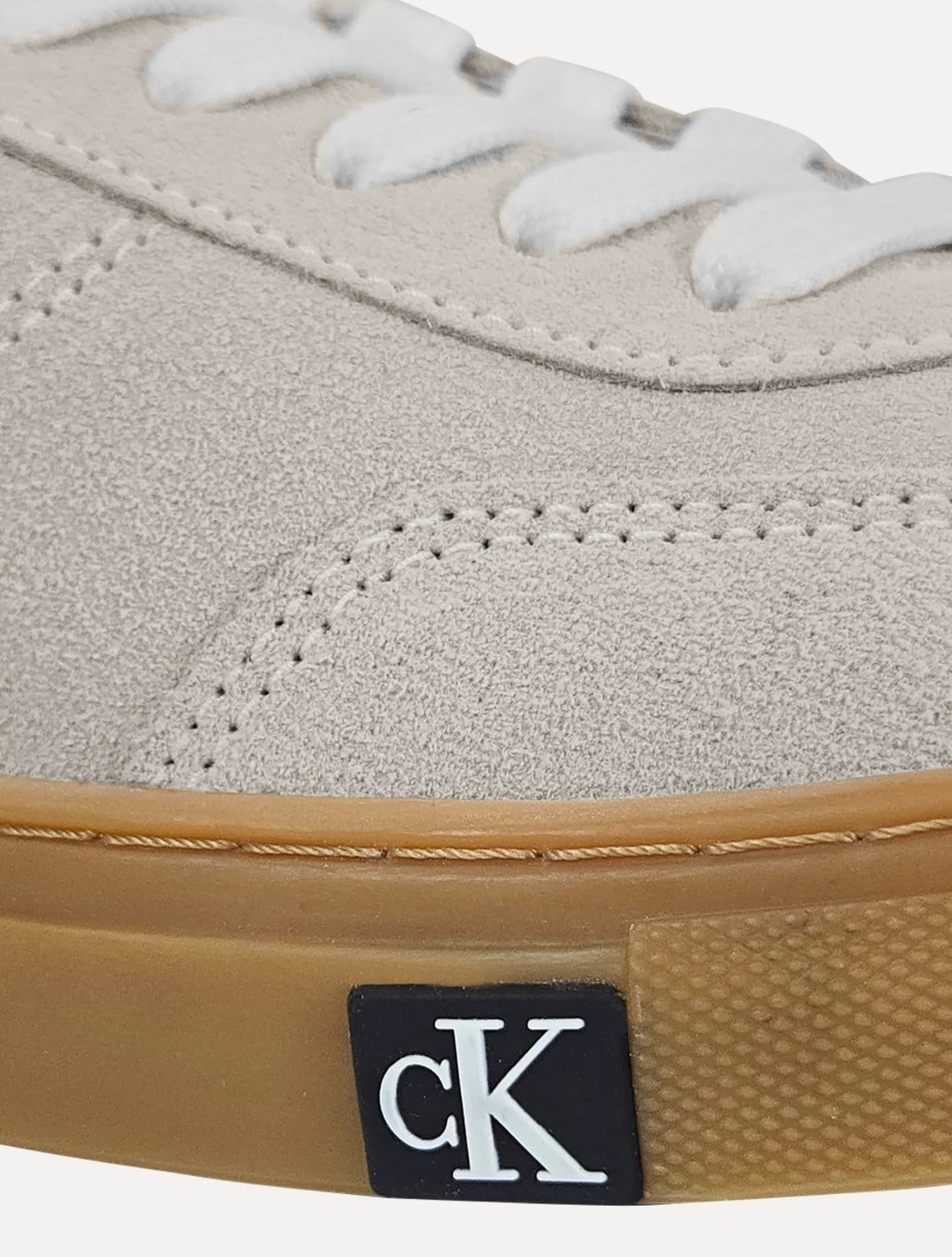 Vista 2 Tênis Calvin Klein Jeans Masculino Suede Project Off-White Calvin Klein off-white white