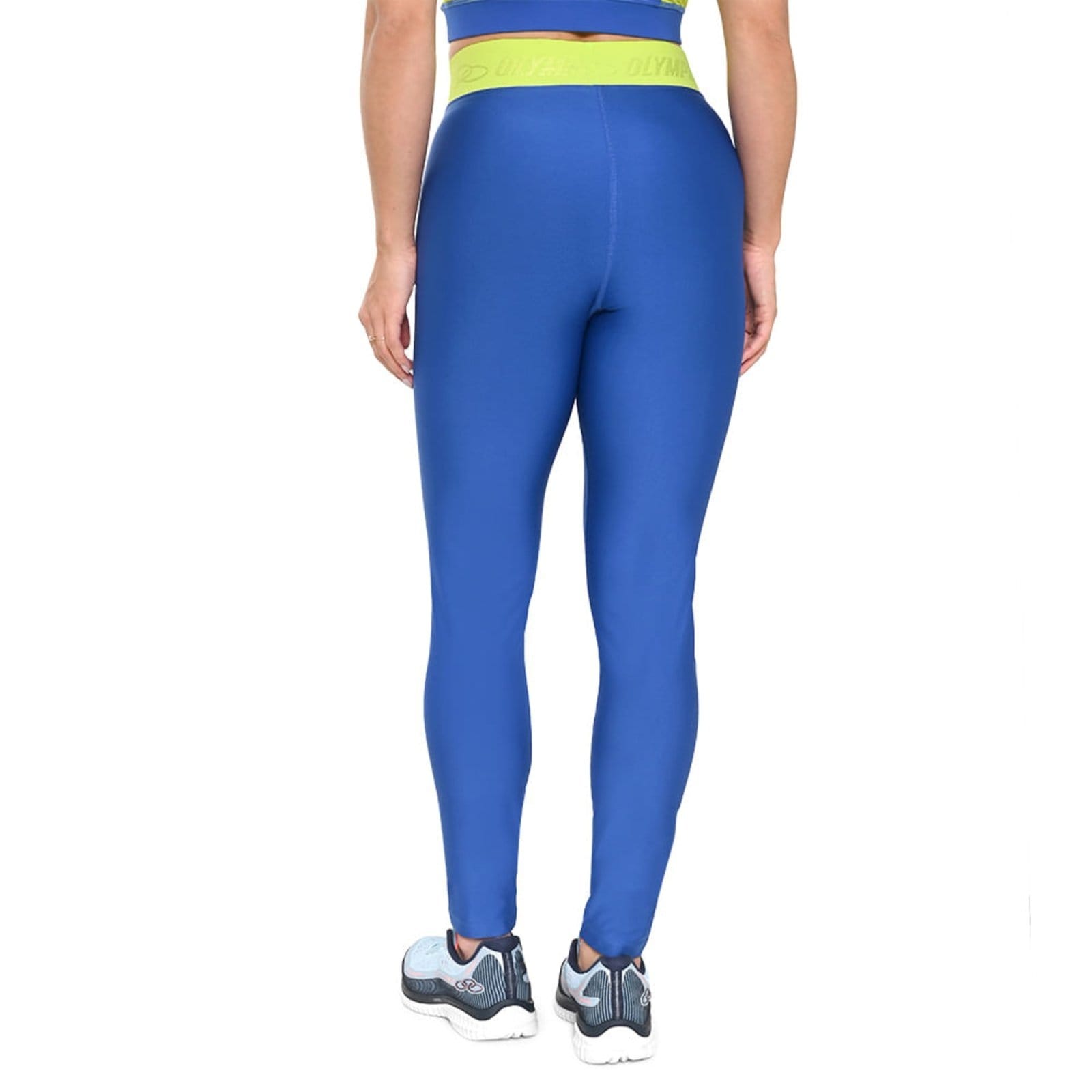 Vista 2 Legging Eleva Olympikus Feminina GG OLYMPIKUS azul