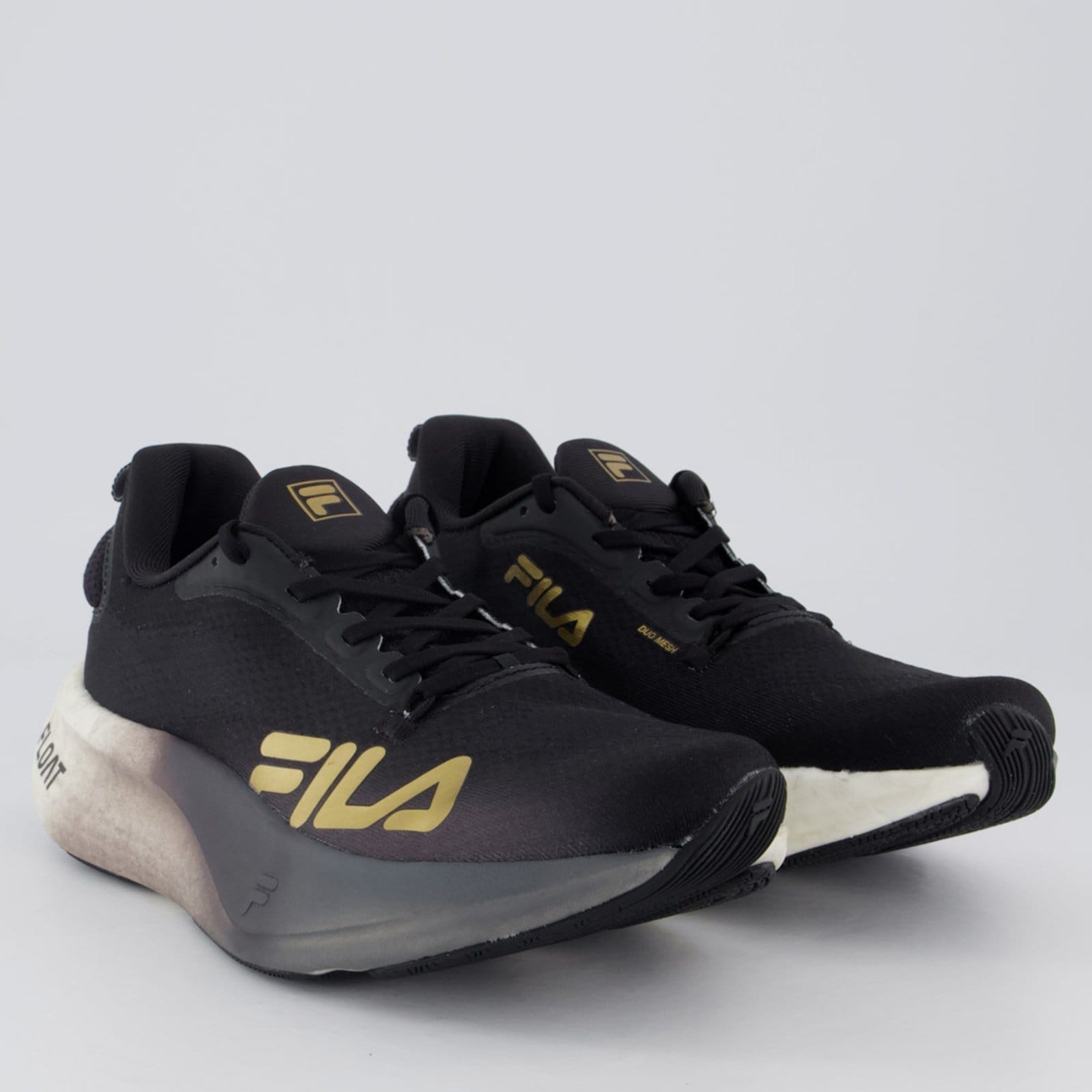 Vista 2 Tênis Fila Float Maxxi 2 Pro Feminino e Grafite Fila preto