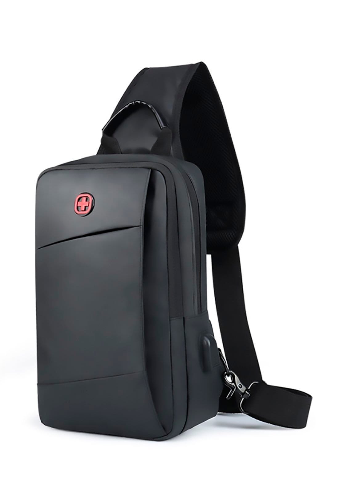 Bolsa Shoulder Bag Executiva Transversal Saída USB