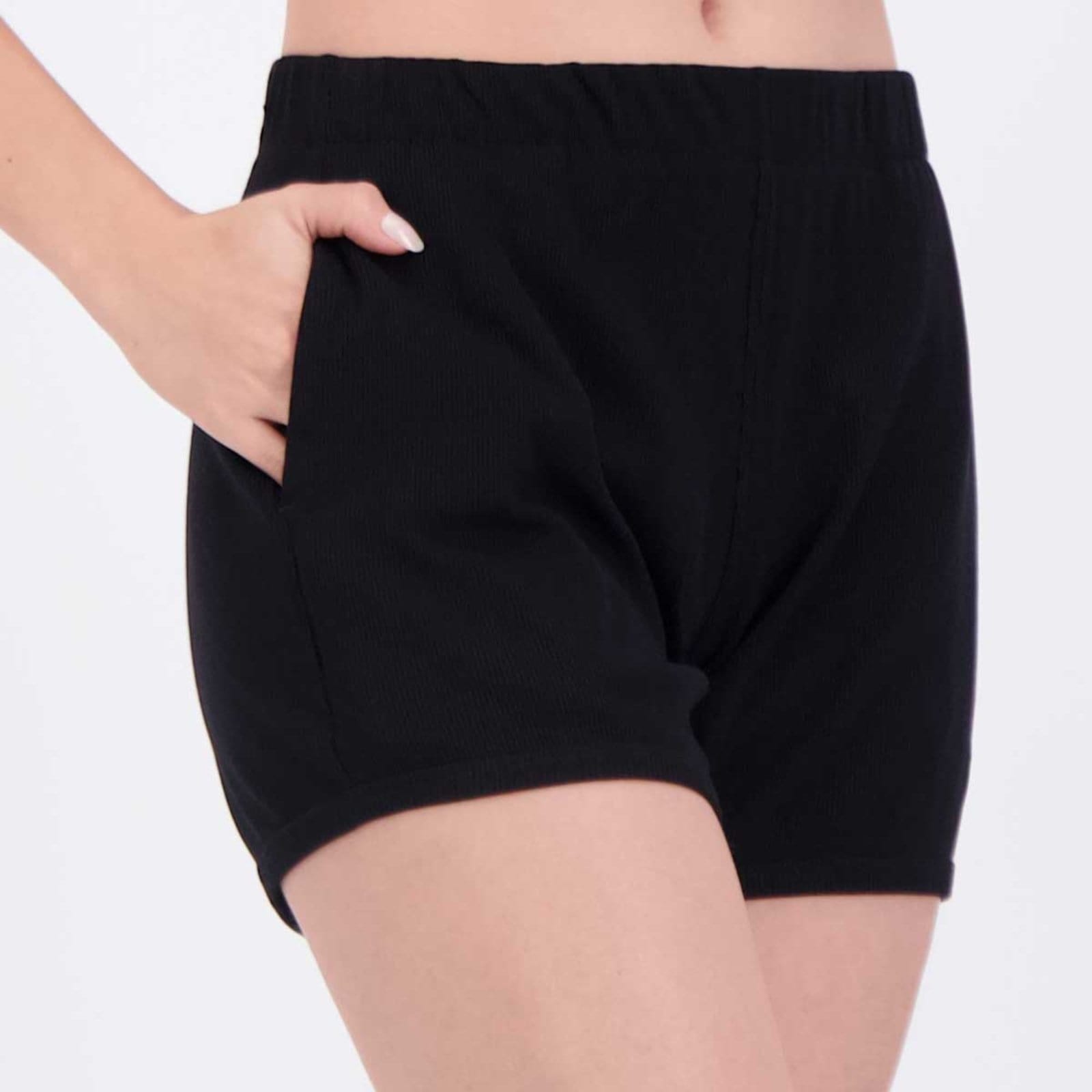 Vista 2 Shorts Fila Rib Feminino Fila preto