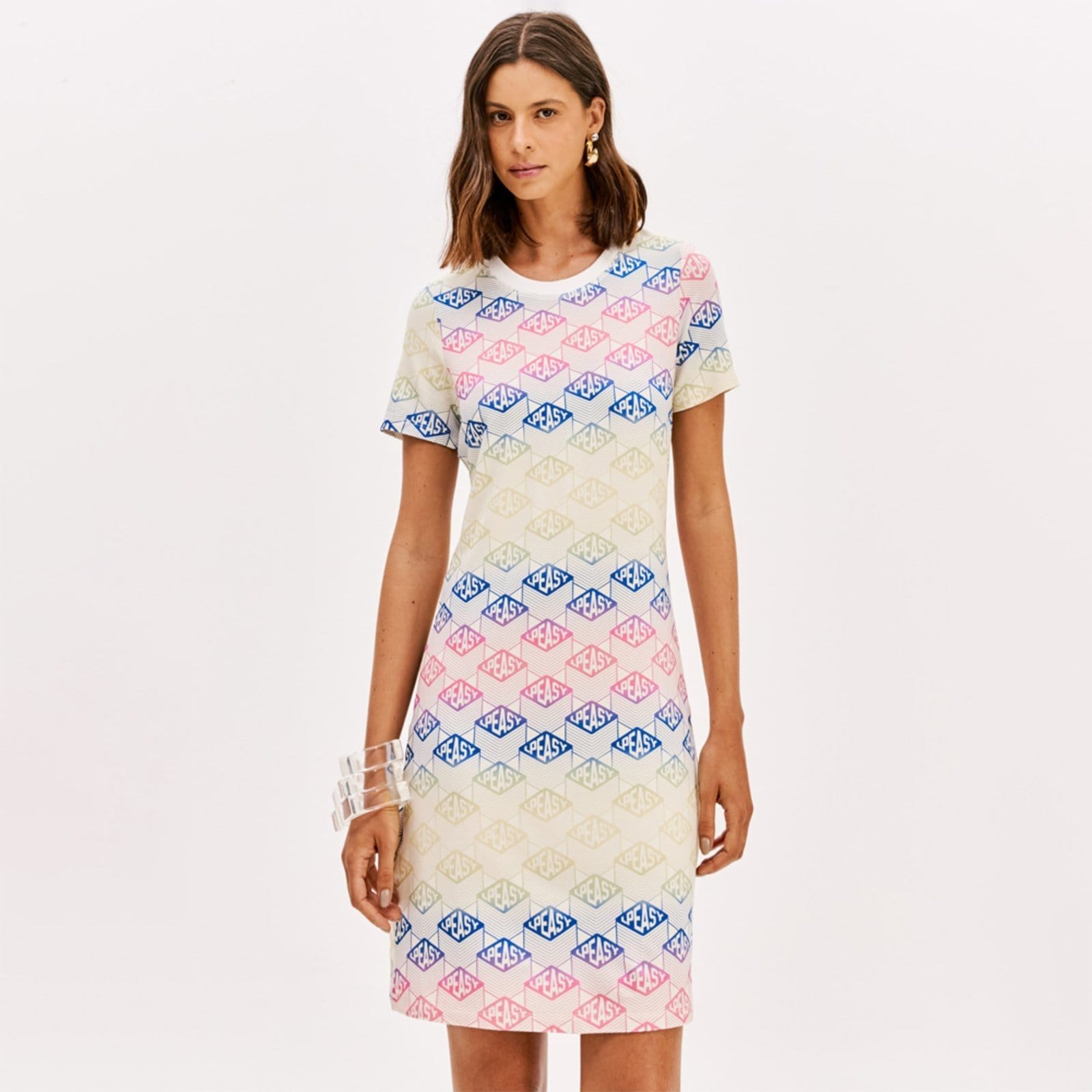 Vestido Curto Easy Lança Perfume T-dress Pr26 Feminino