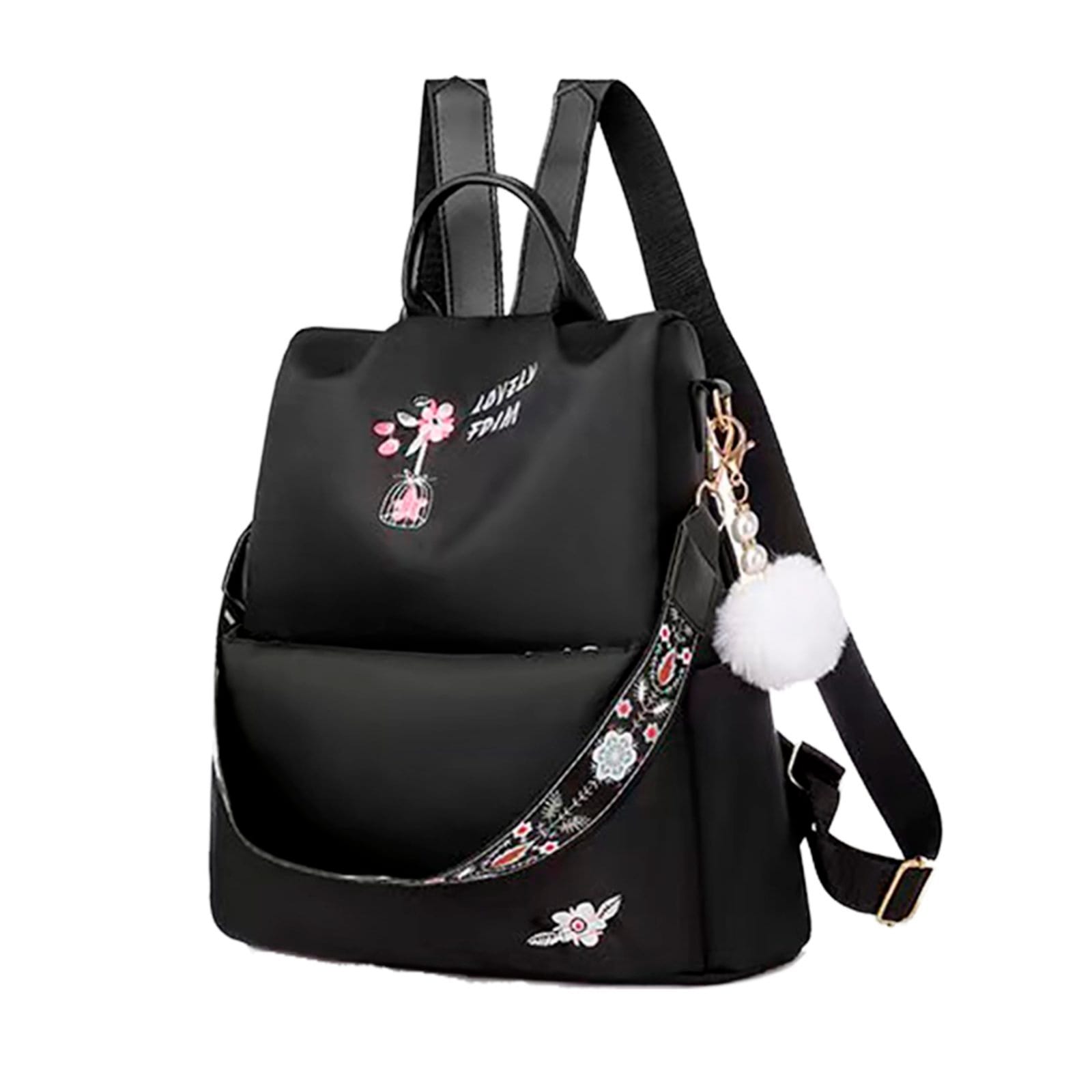 Vista 2 Bolsa Feminina Resistente Mochila Espaçosa Reforçada 01 GUELPH preto