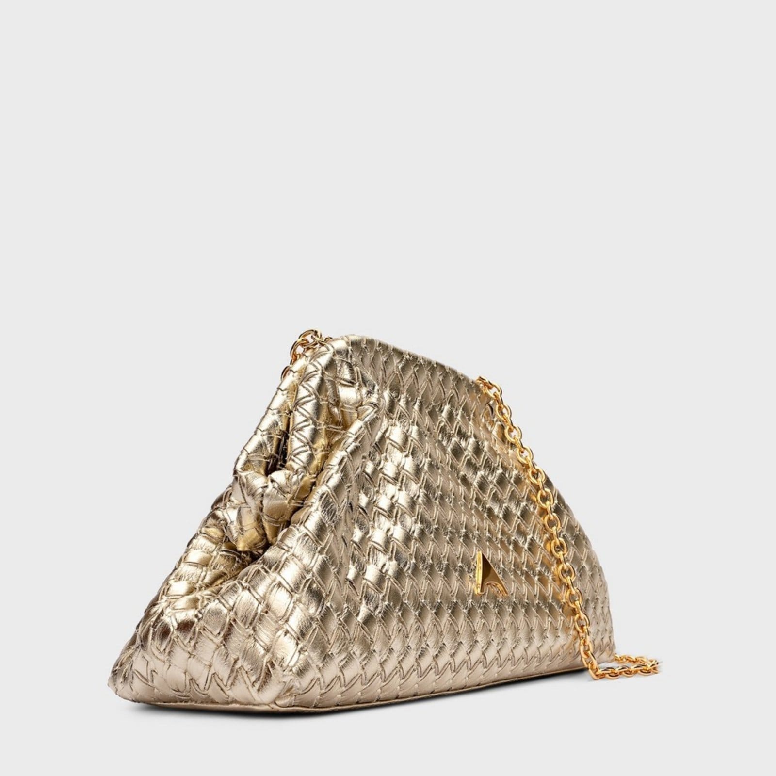 Vista 2 Bolsa Clutch Carrano 800871 Carrano dourado