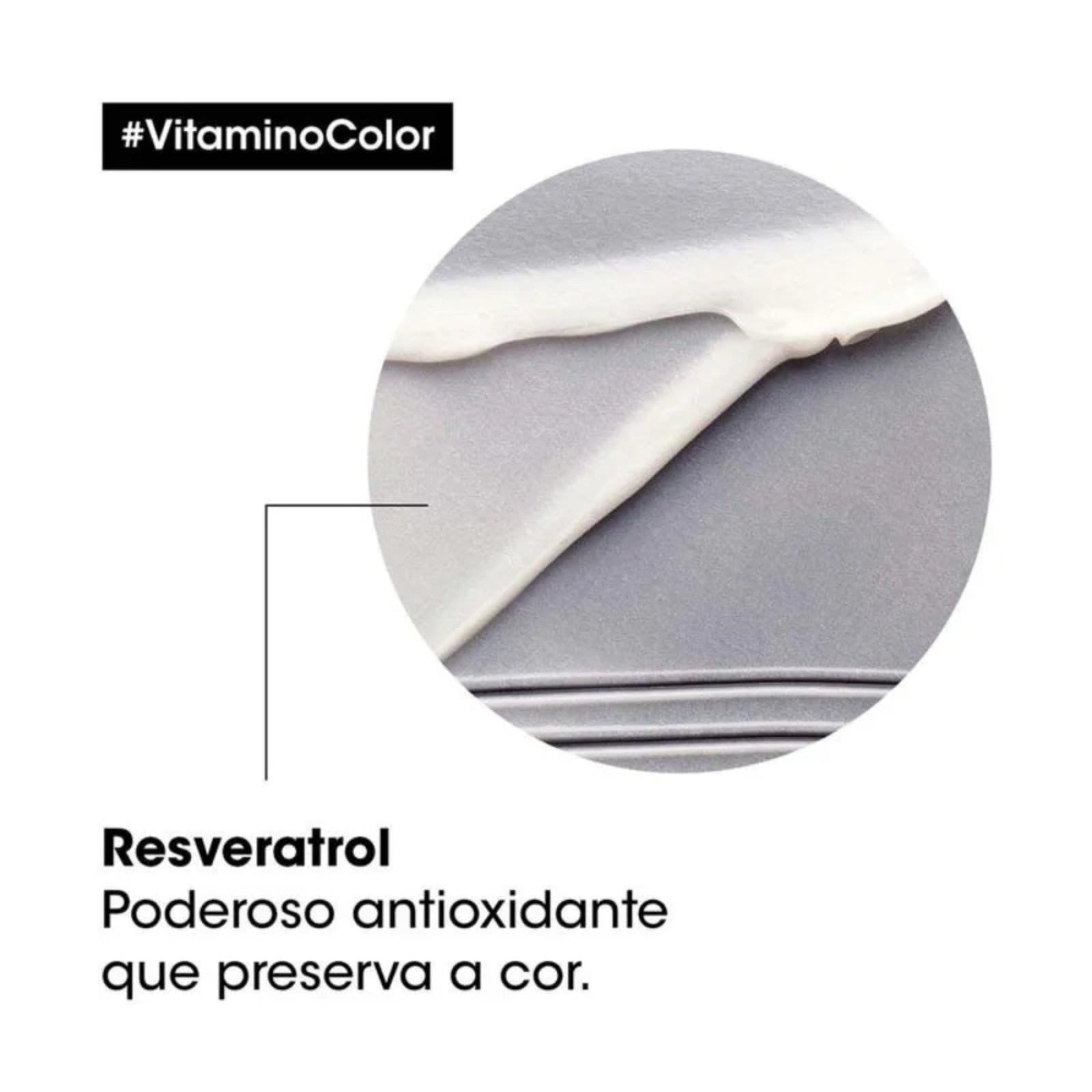 Vista 2 L’oréal Professionnel Resveratrol Condicionador Vitamino Color 1,5L Loreal rosa