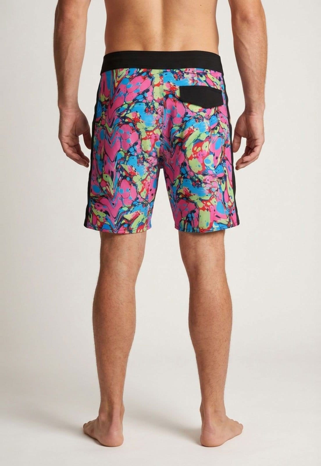 Vista 2 Boardshort Masculino Hang Loose Fullmelted 18 Preta Hang Loose preto
