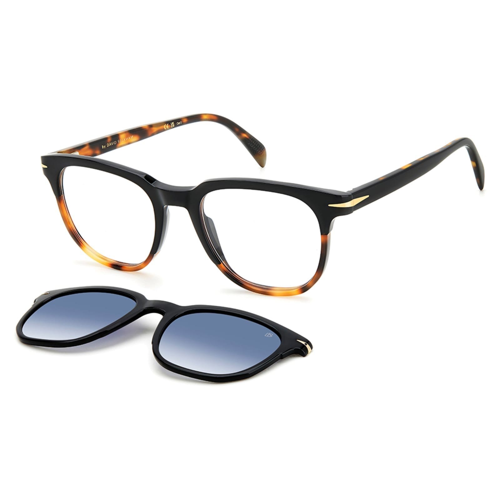 Armação de Óculos Clip On David Beckham DB 7120/Cs WR7